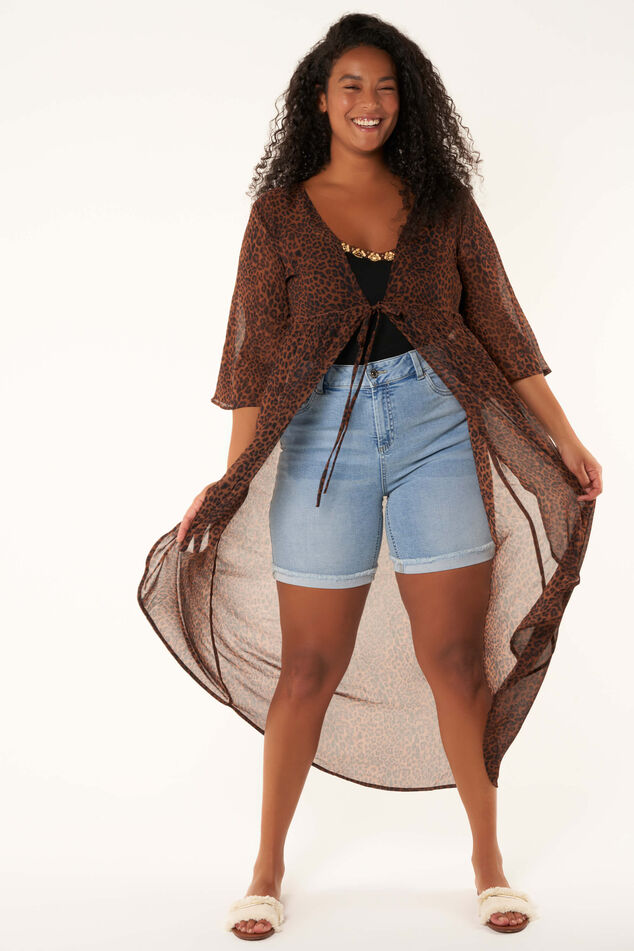 Kimono met print image number 6