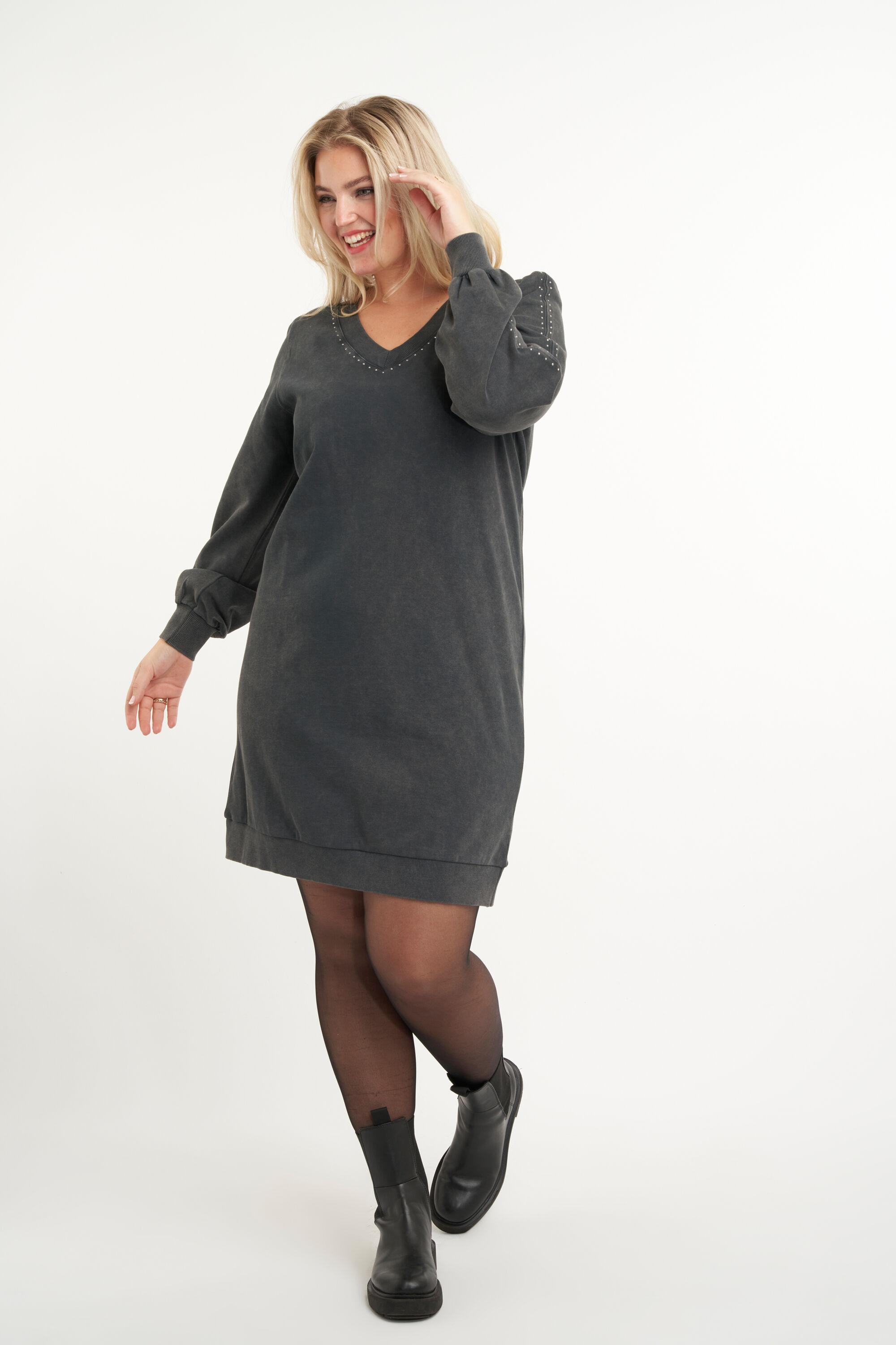 Sweaterjurk  image number 7