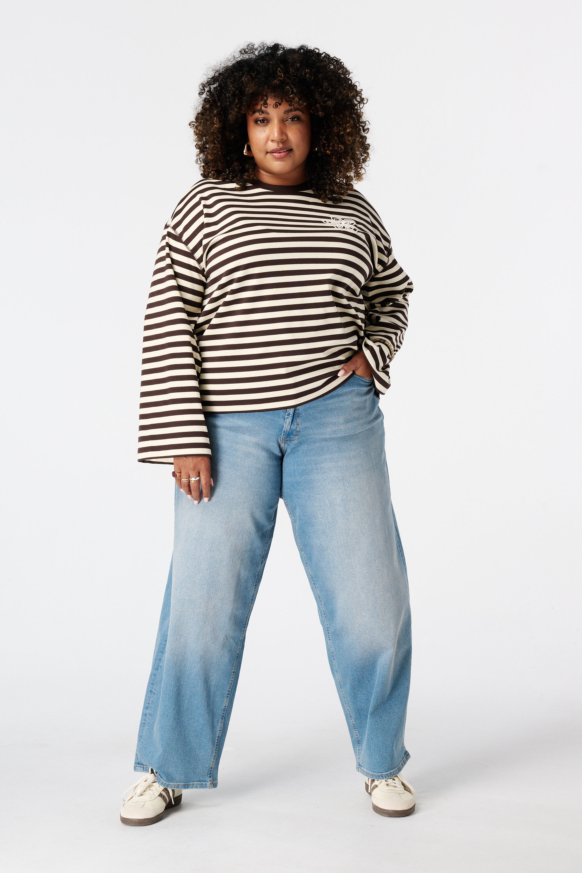 Gestreepte longsleeve image number 5