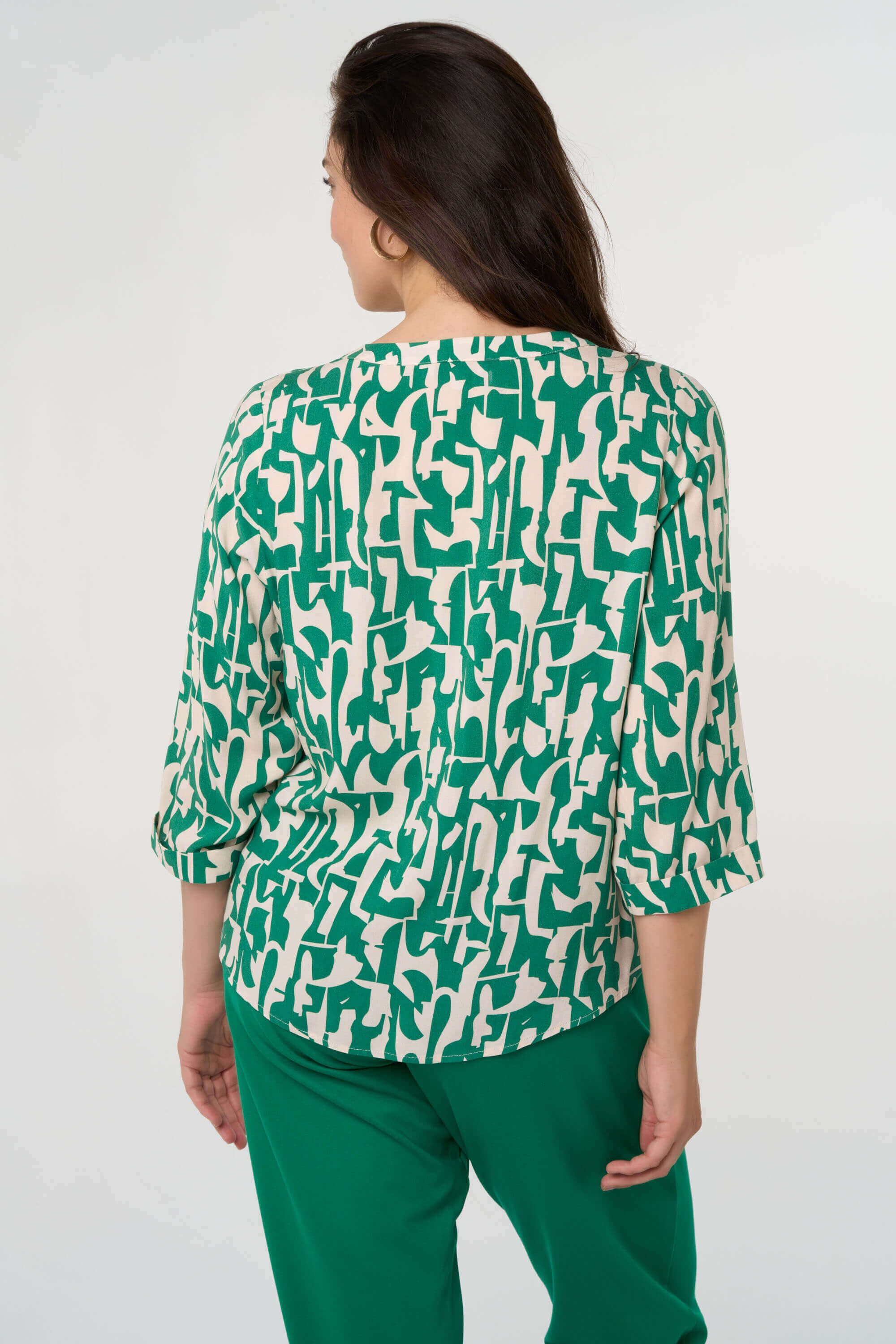 Blouse met grafische print image number 4