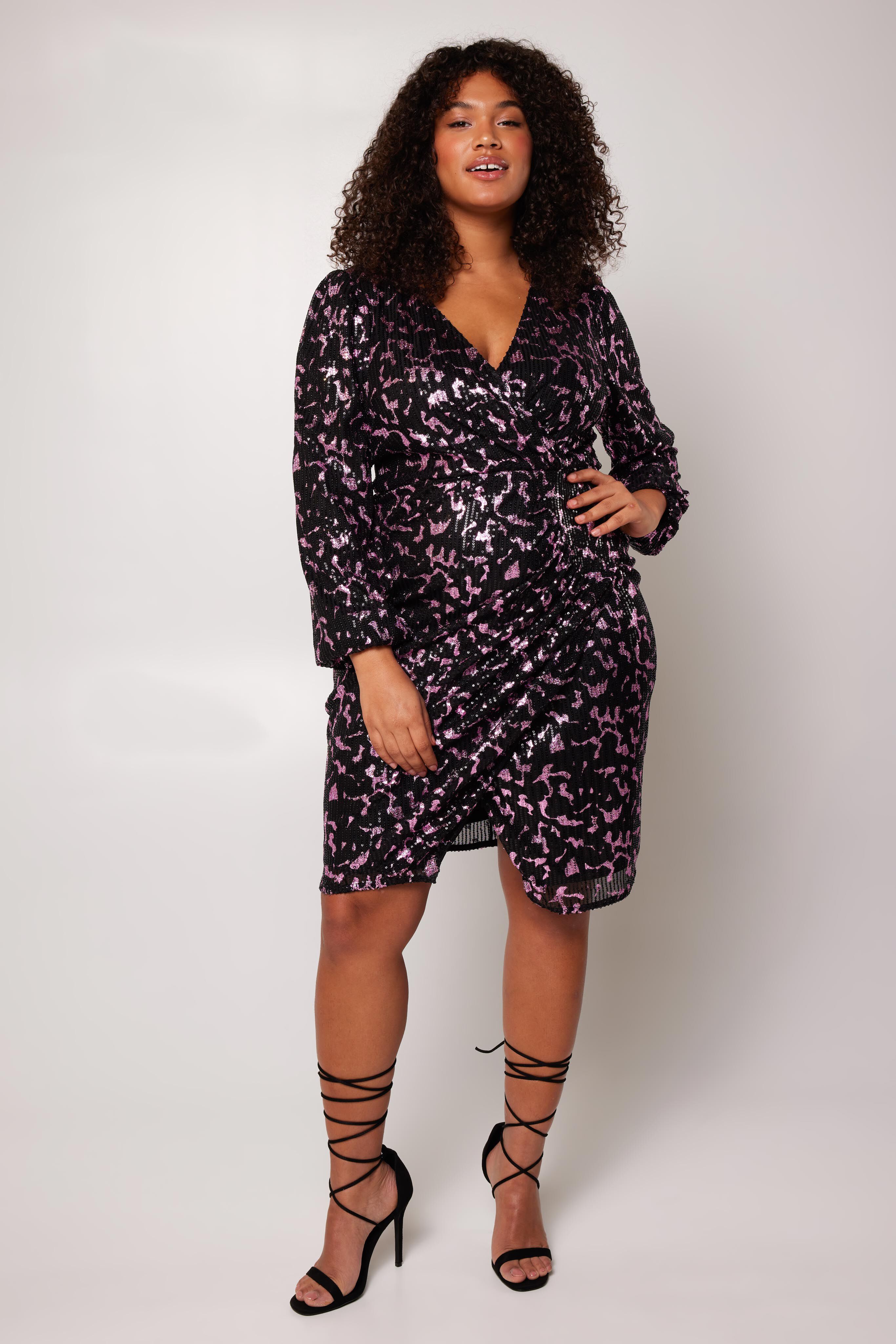 Jurk met pailletten  image number 6