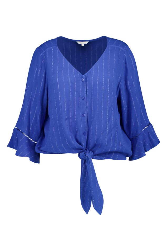 Blouse met metallic details image number 1