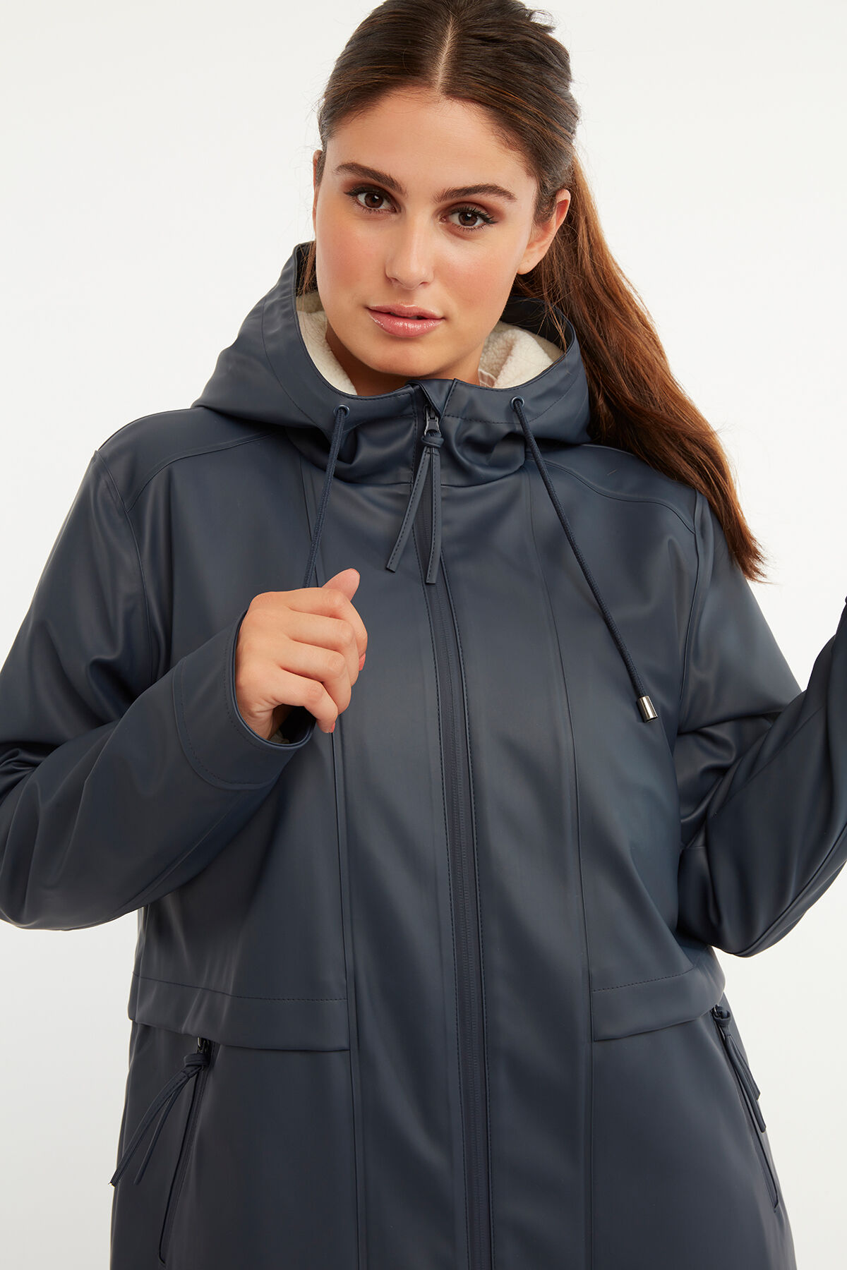 Regenjas met teddyvoering image number 3