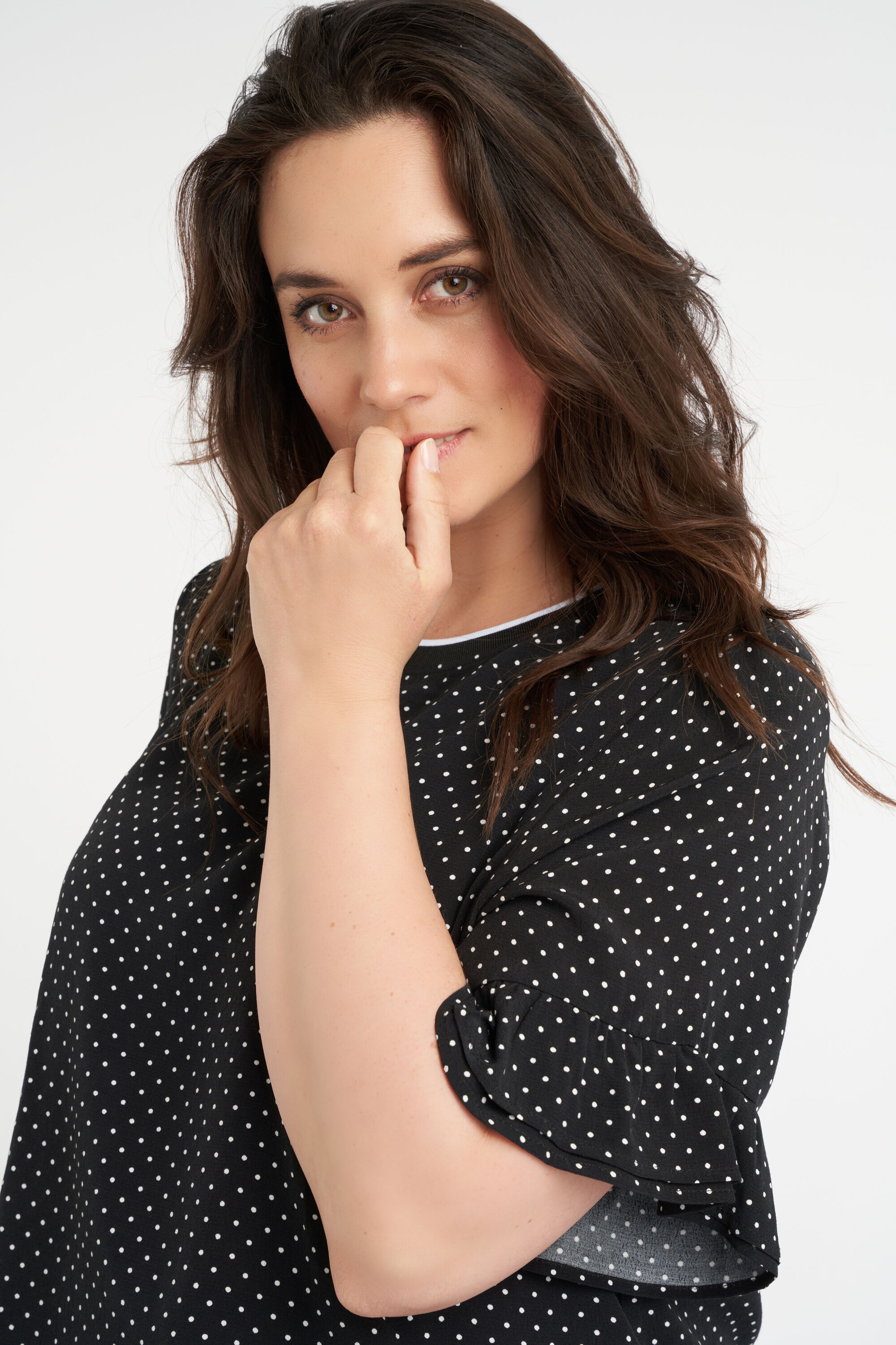 Top met ronde hals image number 4