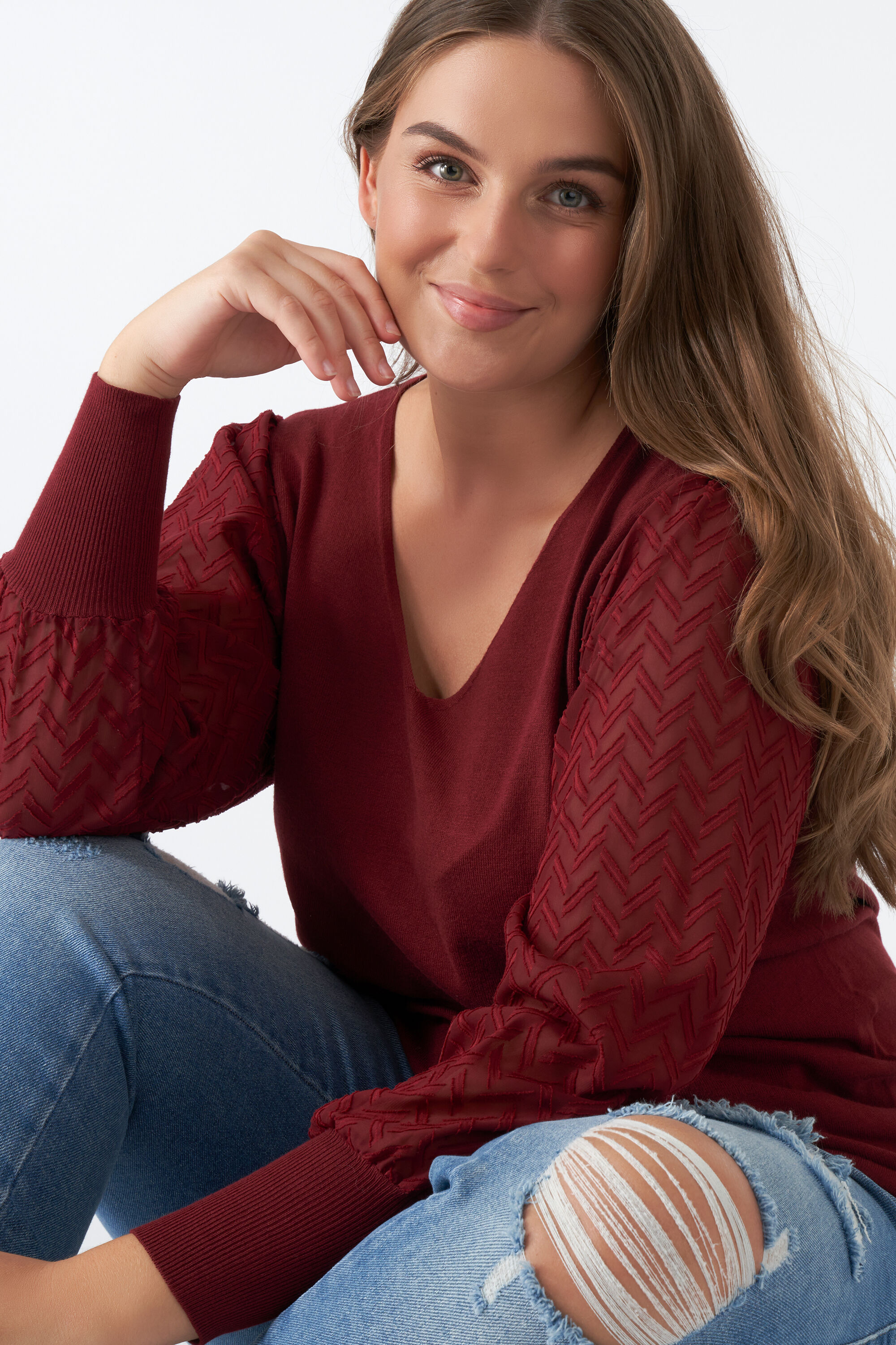 Trui met pofmouw image number 0