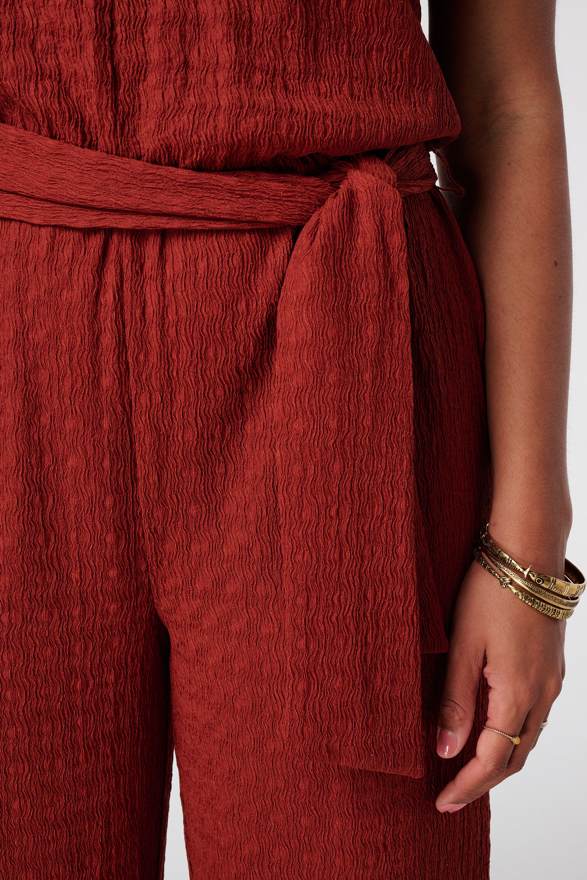 Jumpsuit met wijde pijpen image number 4