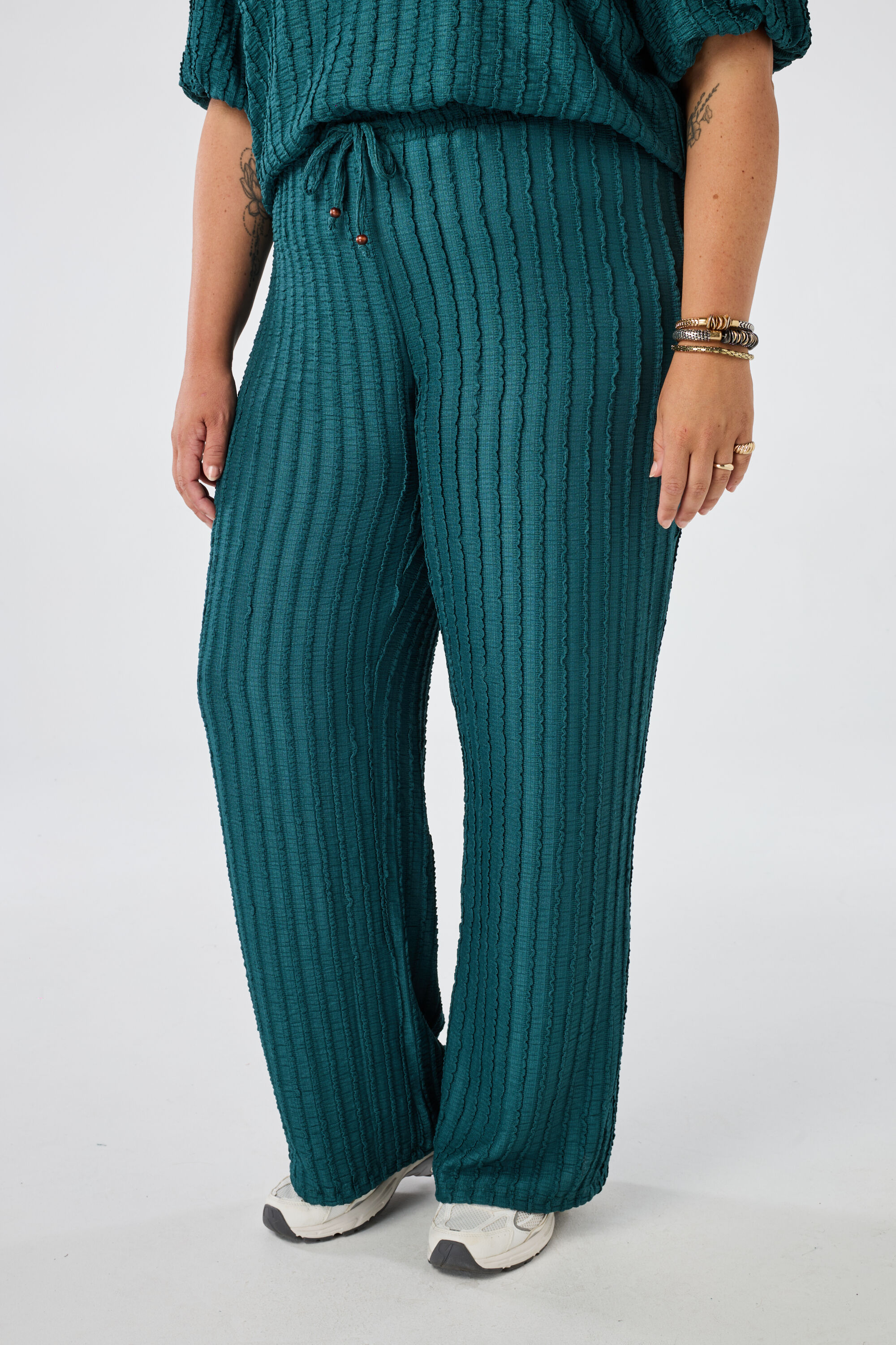 Broek met elastische taille image number 5