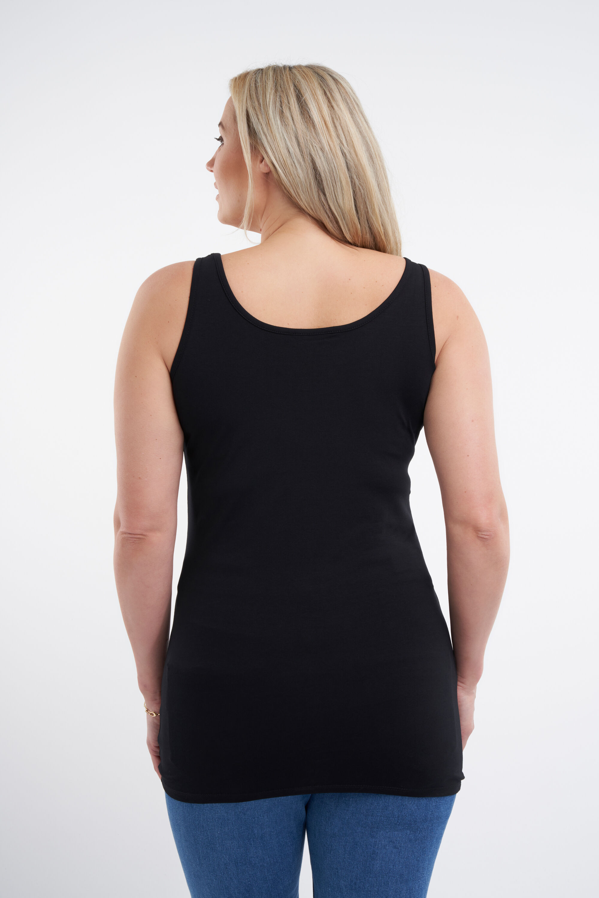 Katoenen lange singlet image number 3