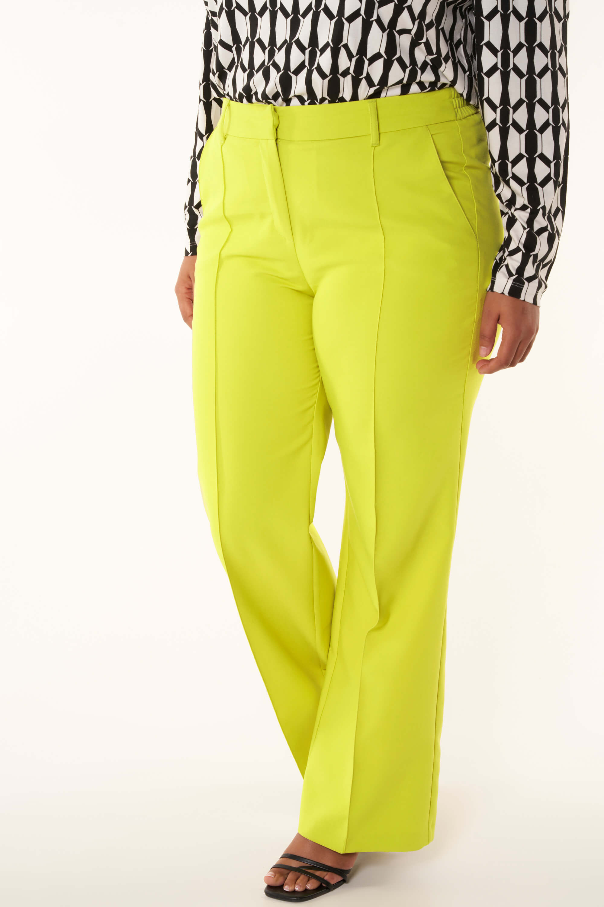 Pantalon met wijde pijpen image number 5