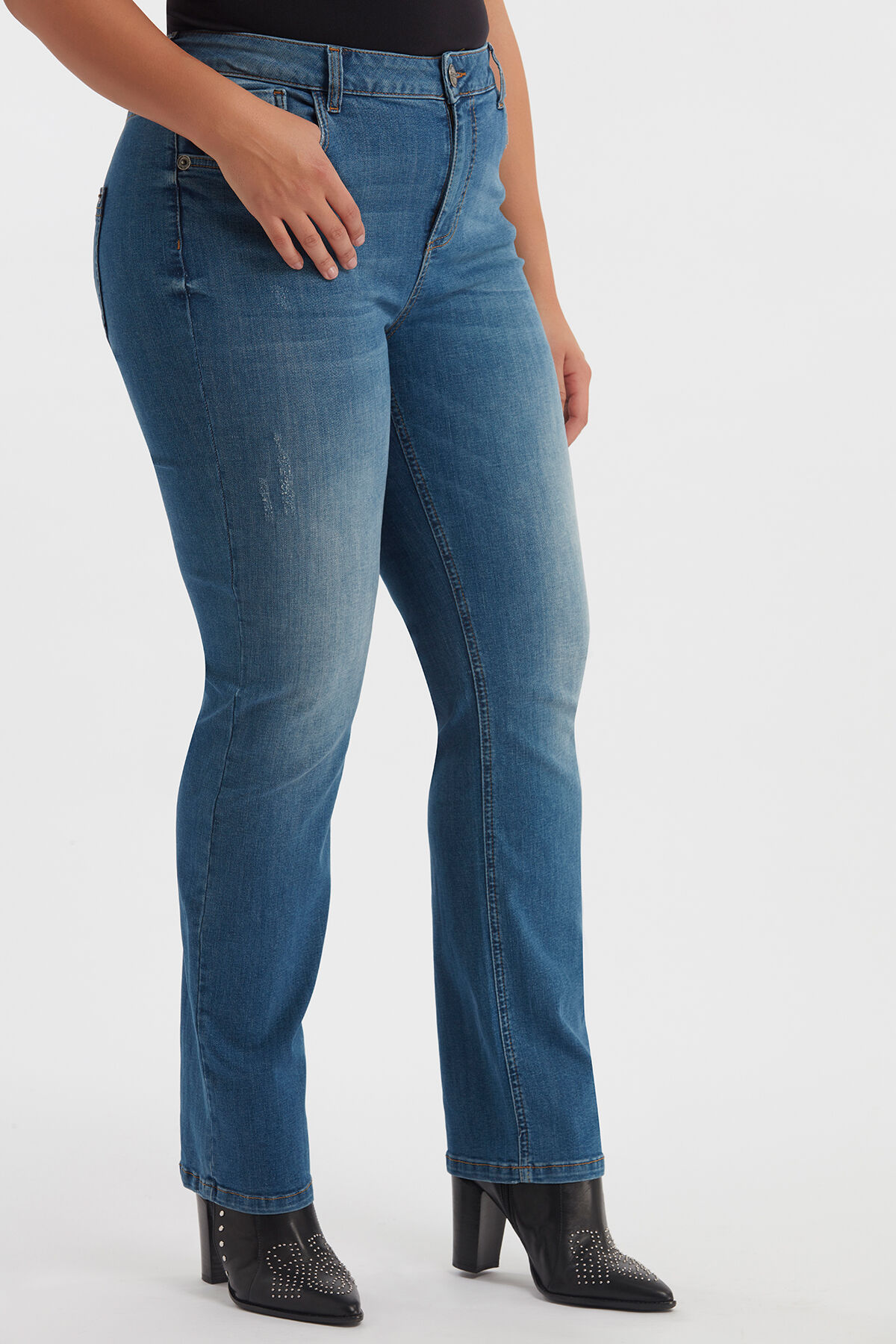 Loose leg jeans ROSE image number 0