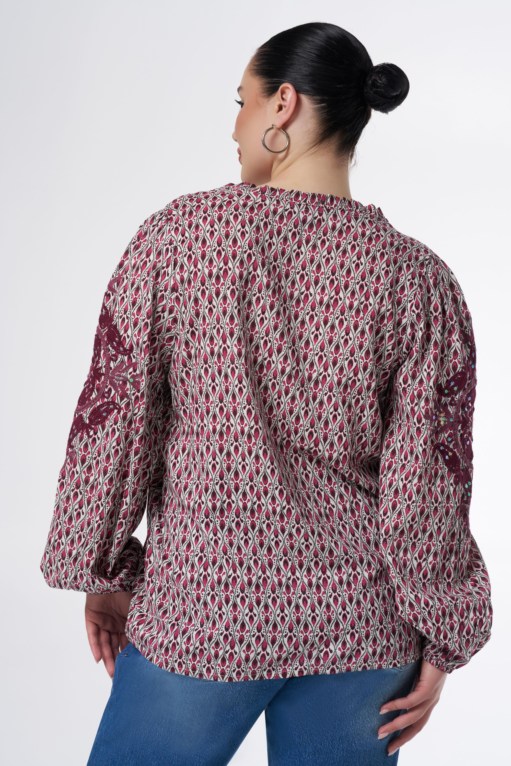 Blouse met broderie image number 3