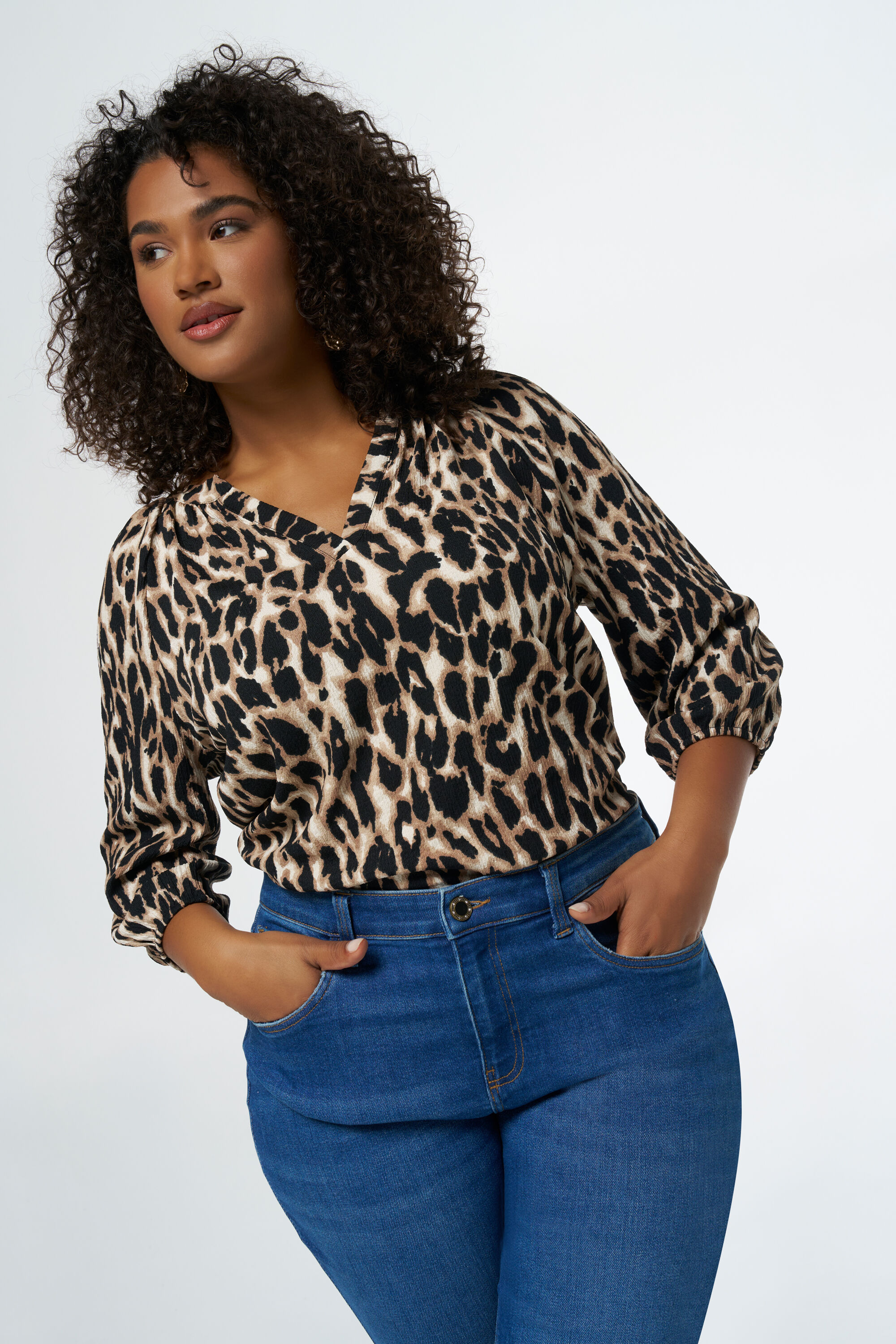 Top met v-hals image number 0