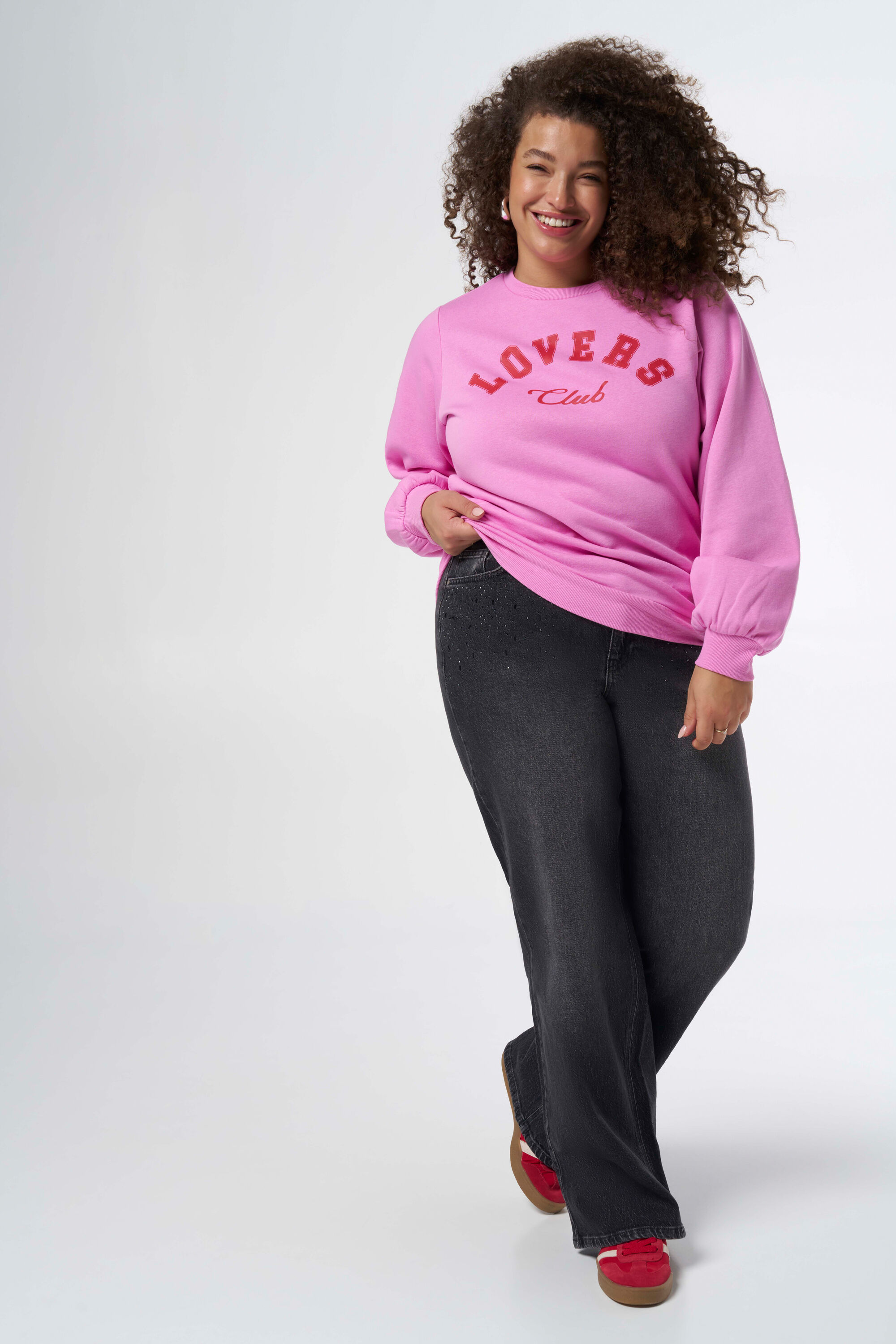 Sweater met tekst image number 5