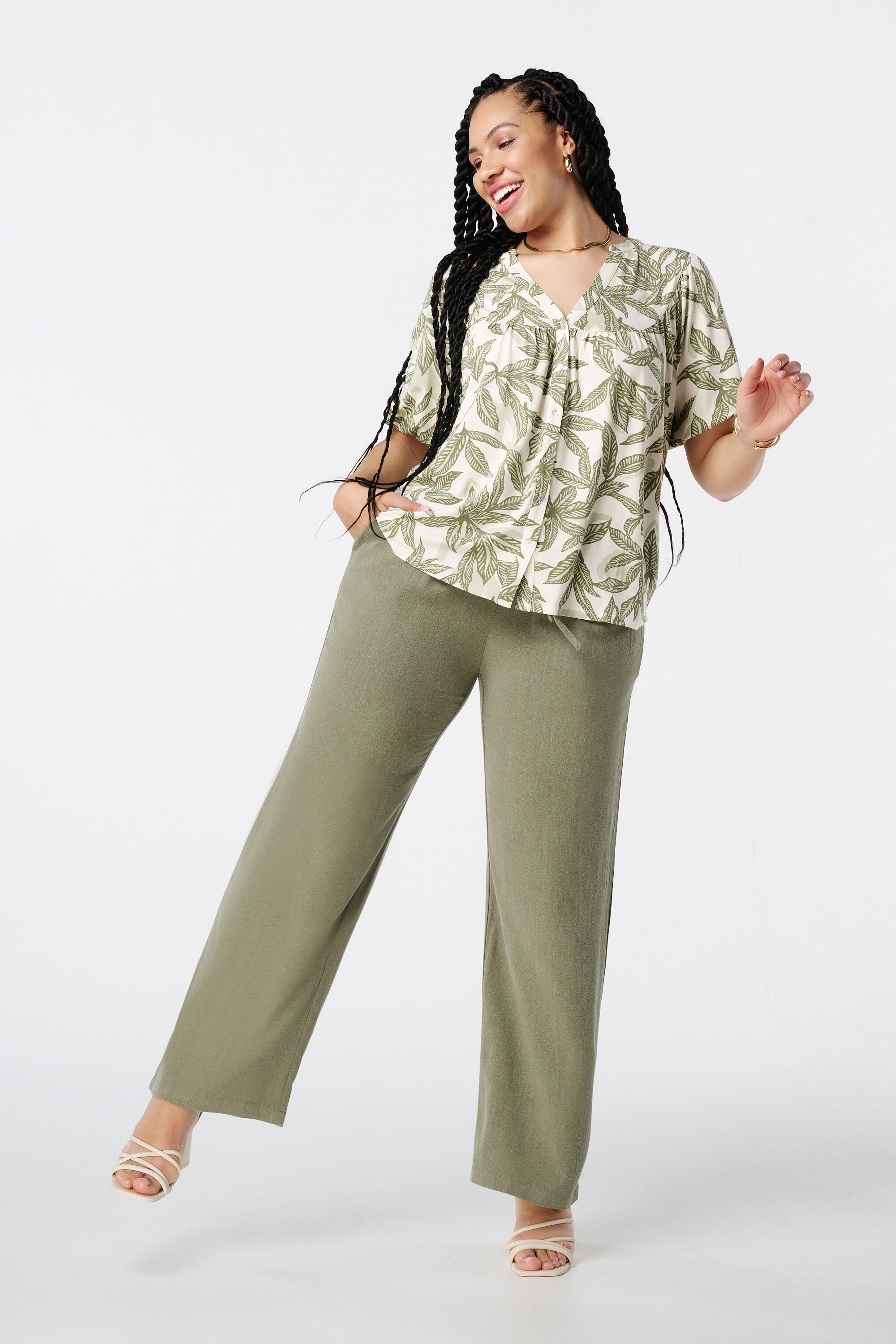 Luchtige top met print image number 5