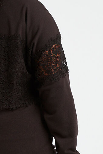 Sweater met kantdetails image number 5