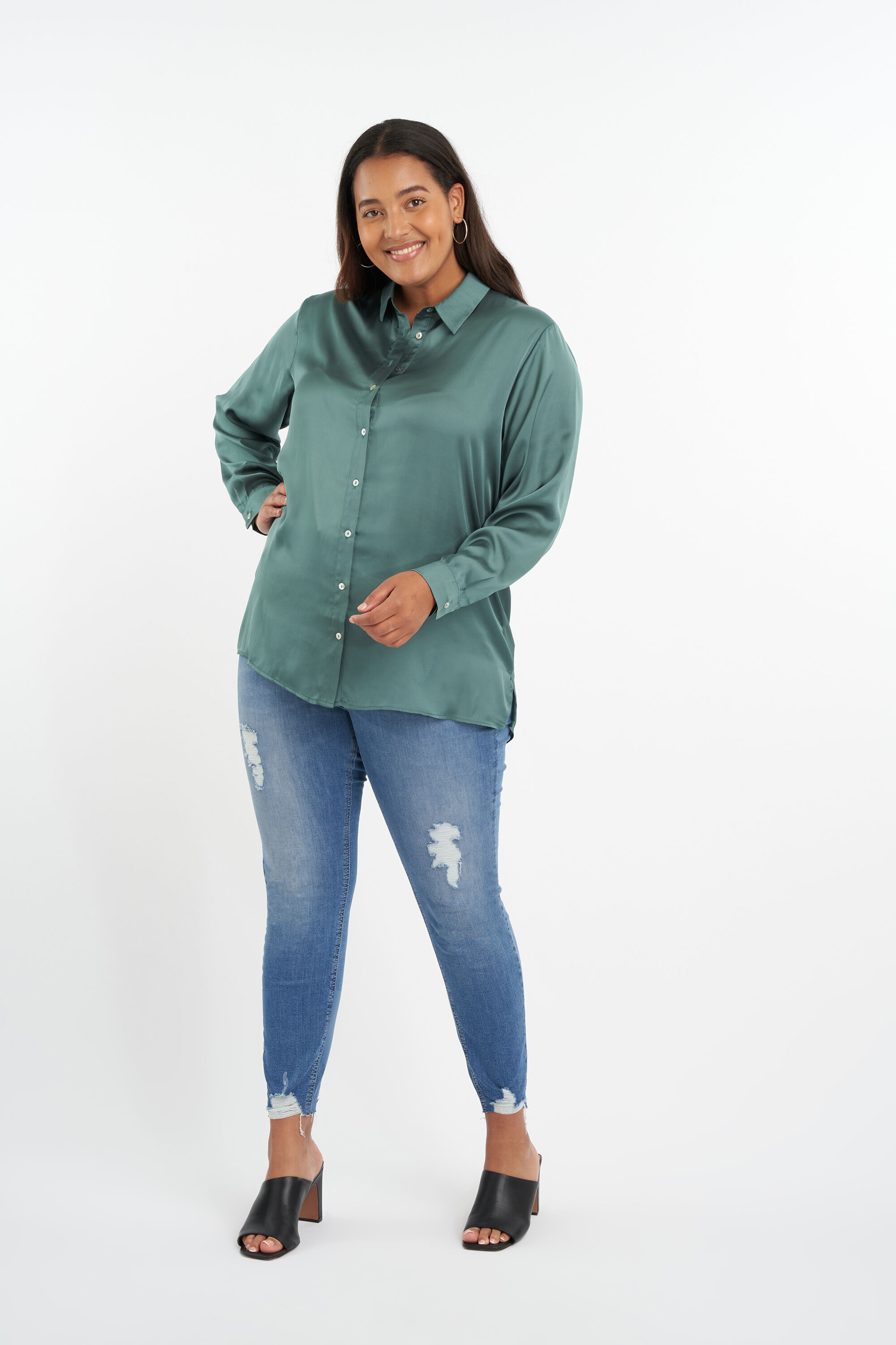 Satijnen blouse image number 5