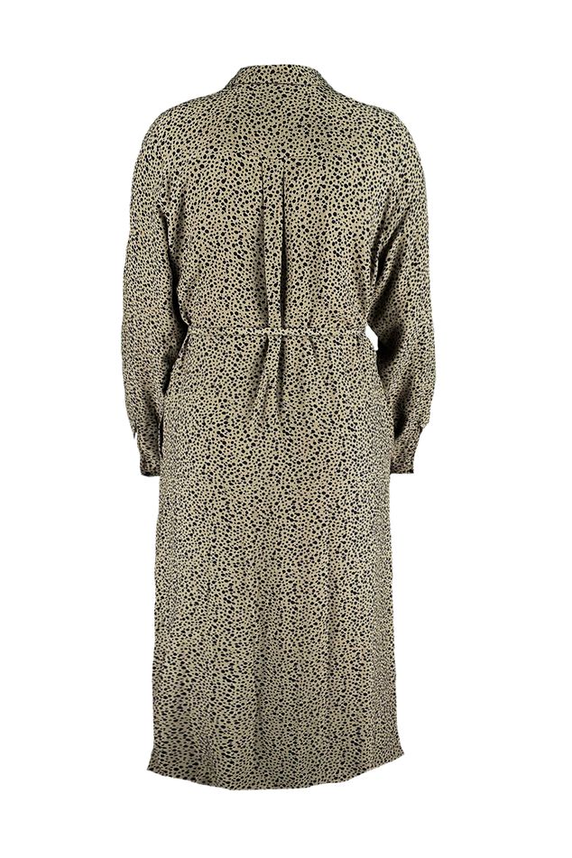 Maxi jurk met strikceintuur image number 3