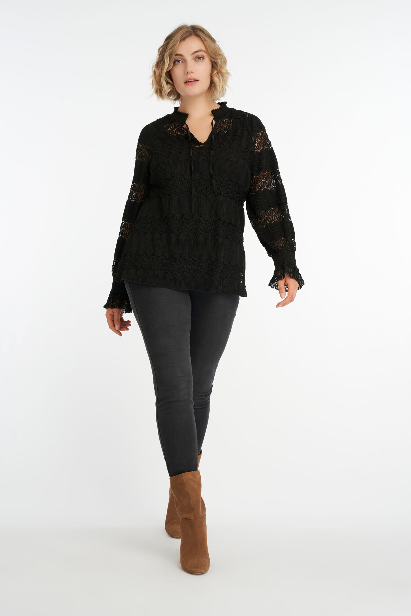 Top met opstaande kraag image number 5