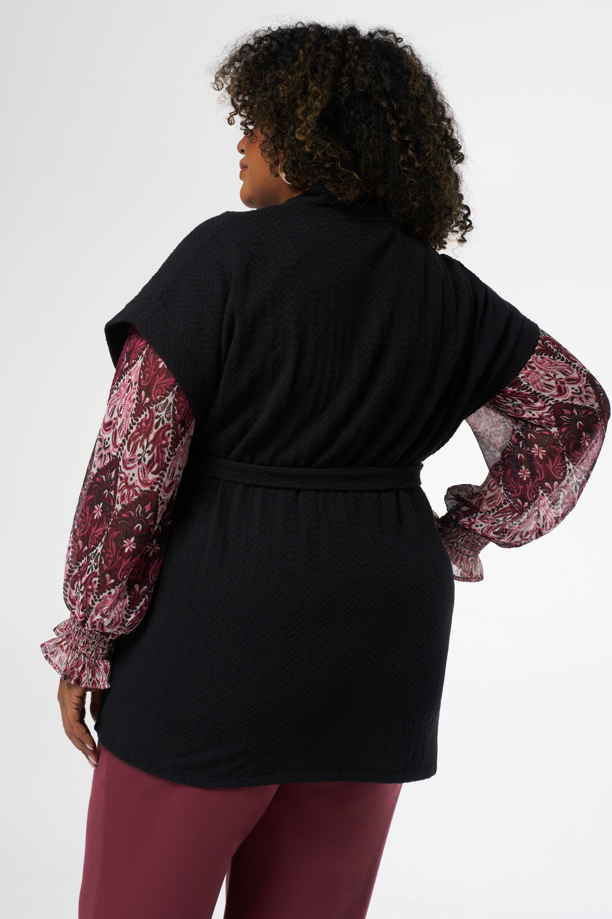Gilet met ceintuur image number 3