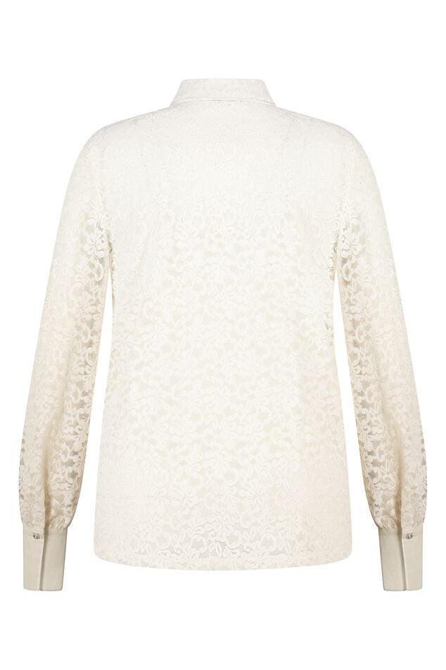 Top met kant en pailetten image number 2