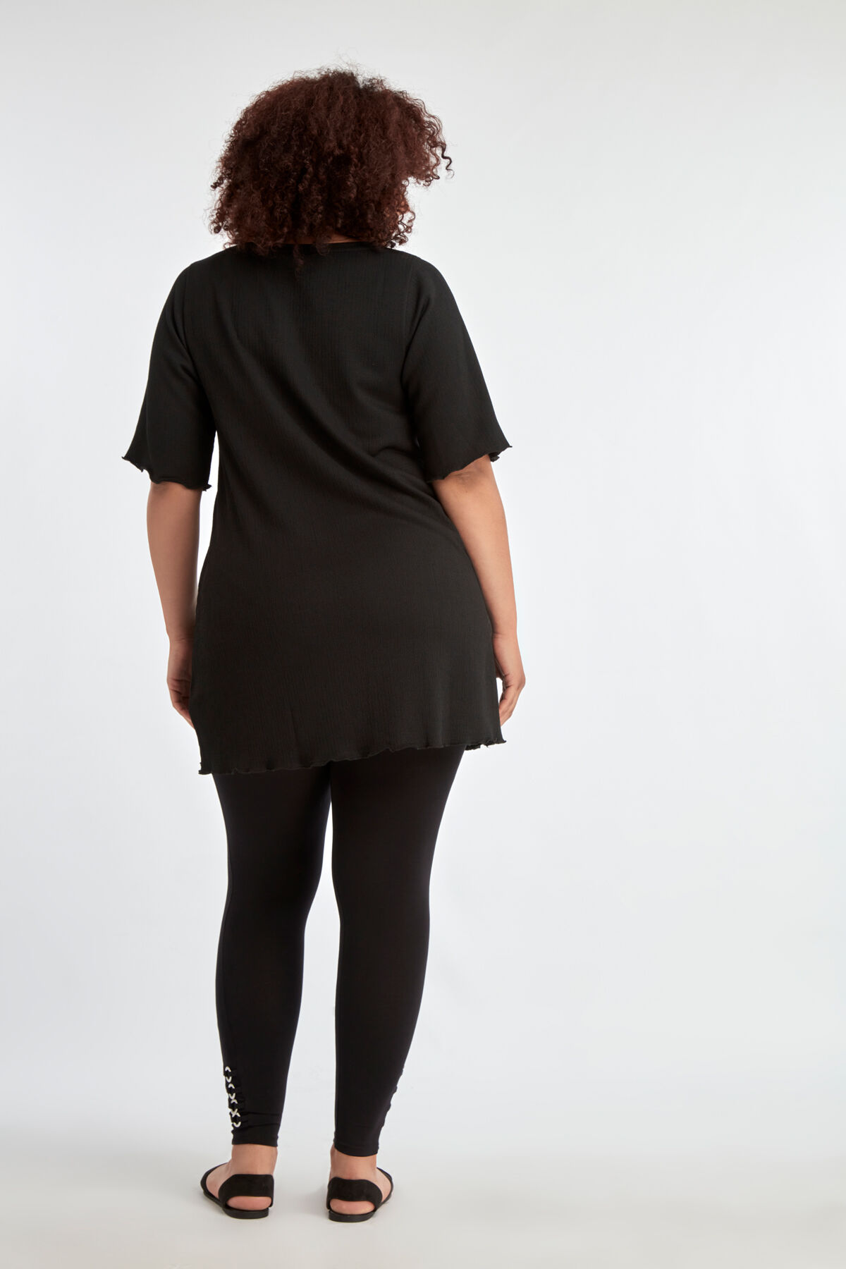 Effen stretch tuniek image number 3