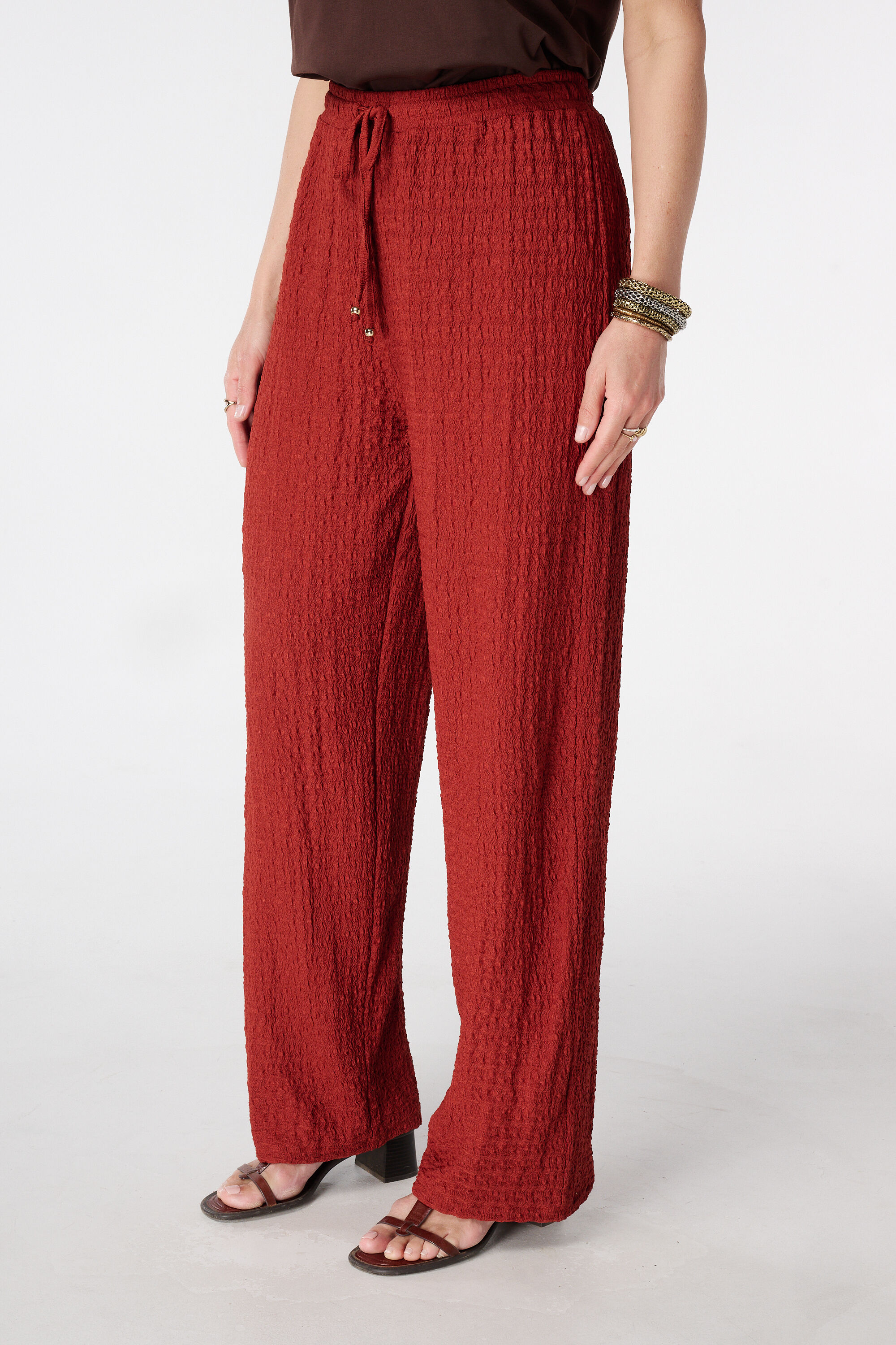 Broek met elastische taille image number 5