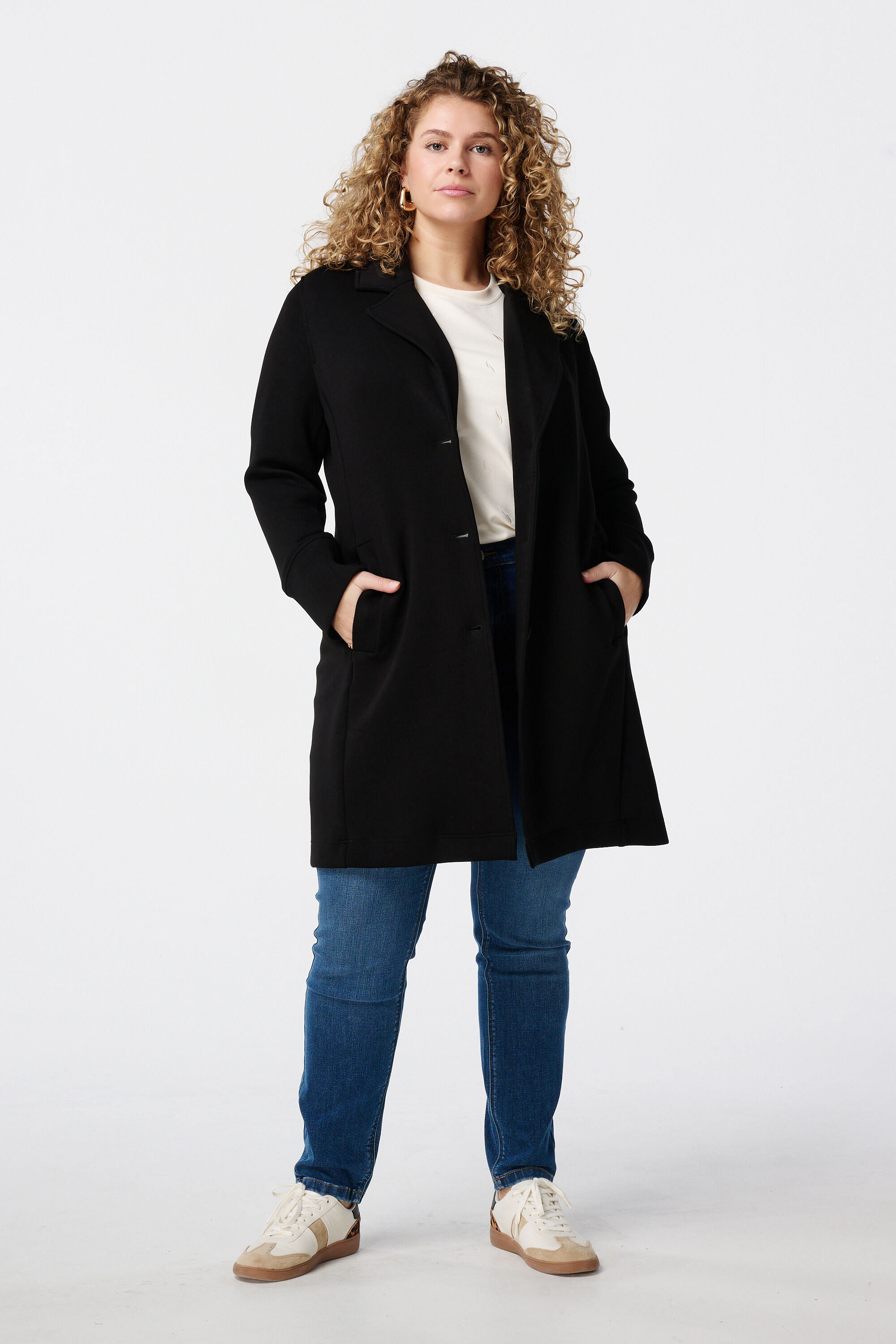 Mantel met knopensluiting image number 5