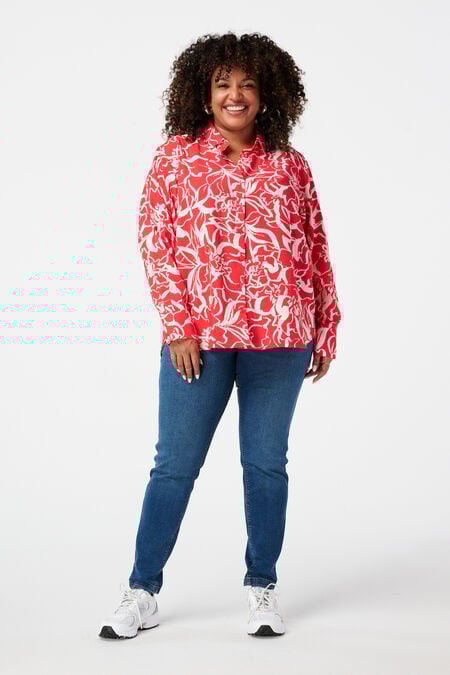 Tregging met denim look Tregging met denim look