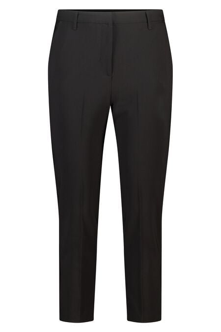 Straight leg pantalon met elastische taille Straight leg pantalon met elastische taille