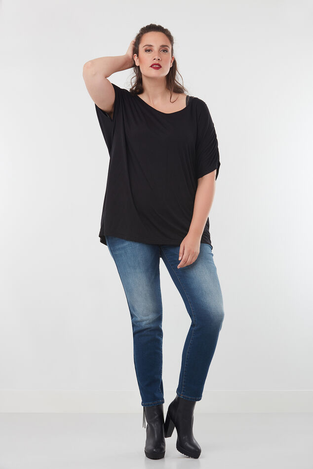 Top met kanten detail image number 4