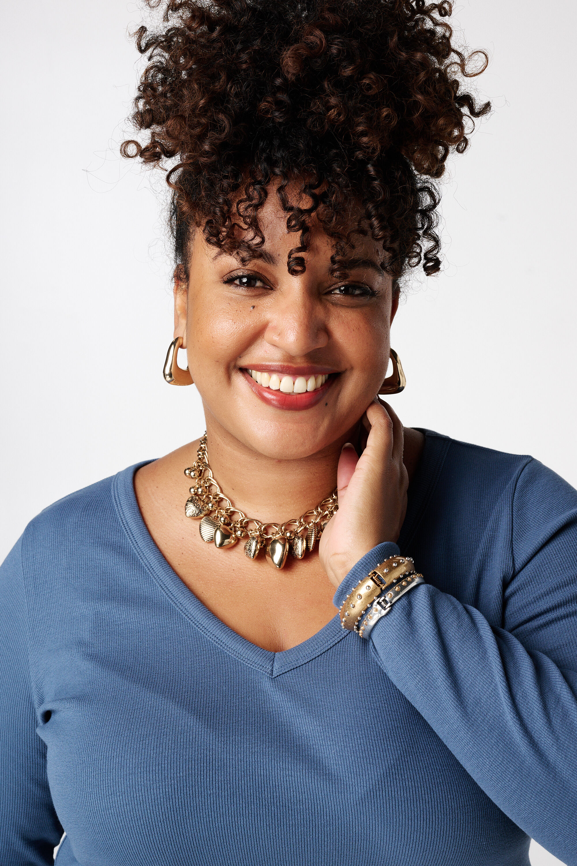 Geribde top met lange mouwen image number 4