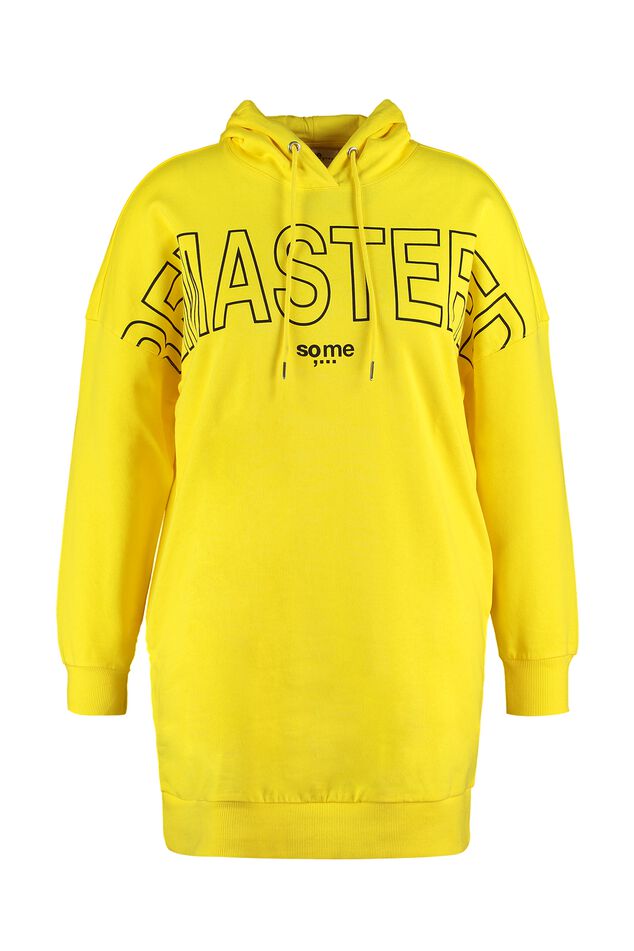 Sweaterdress met rubberopdruk image number 1