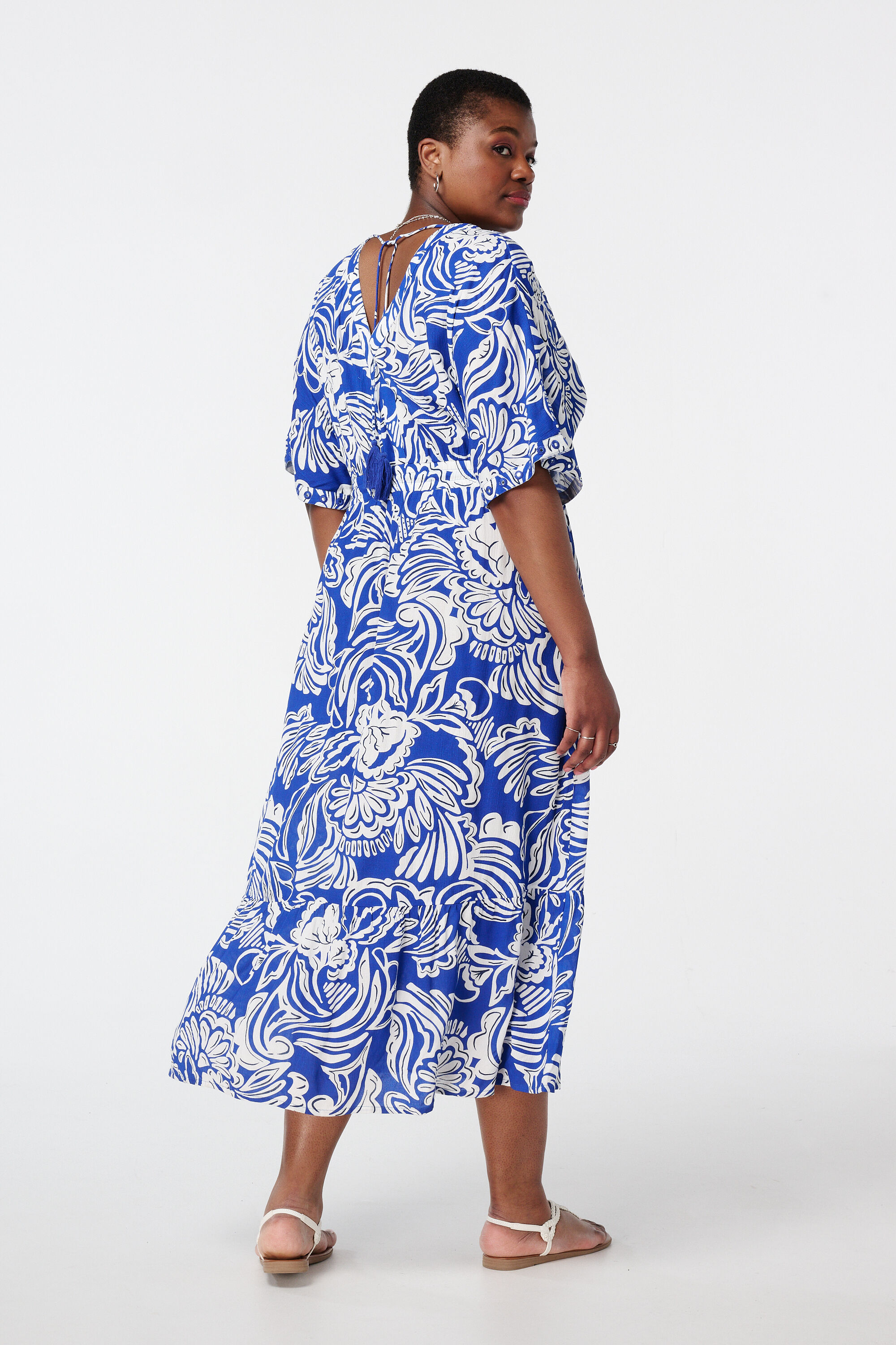Maxi jurk met spiegel details image number 3
