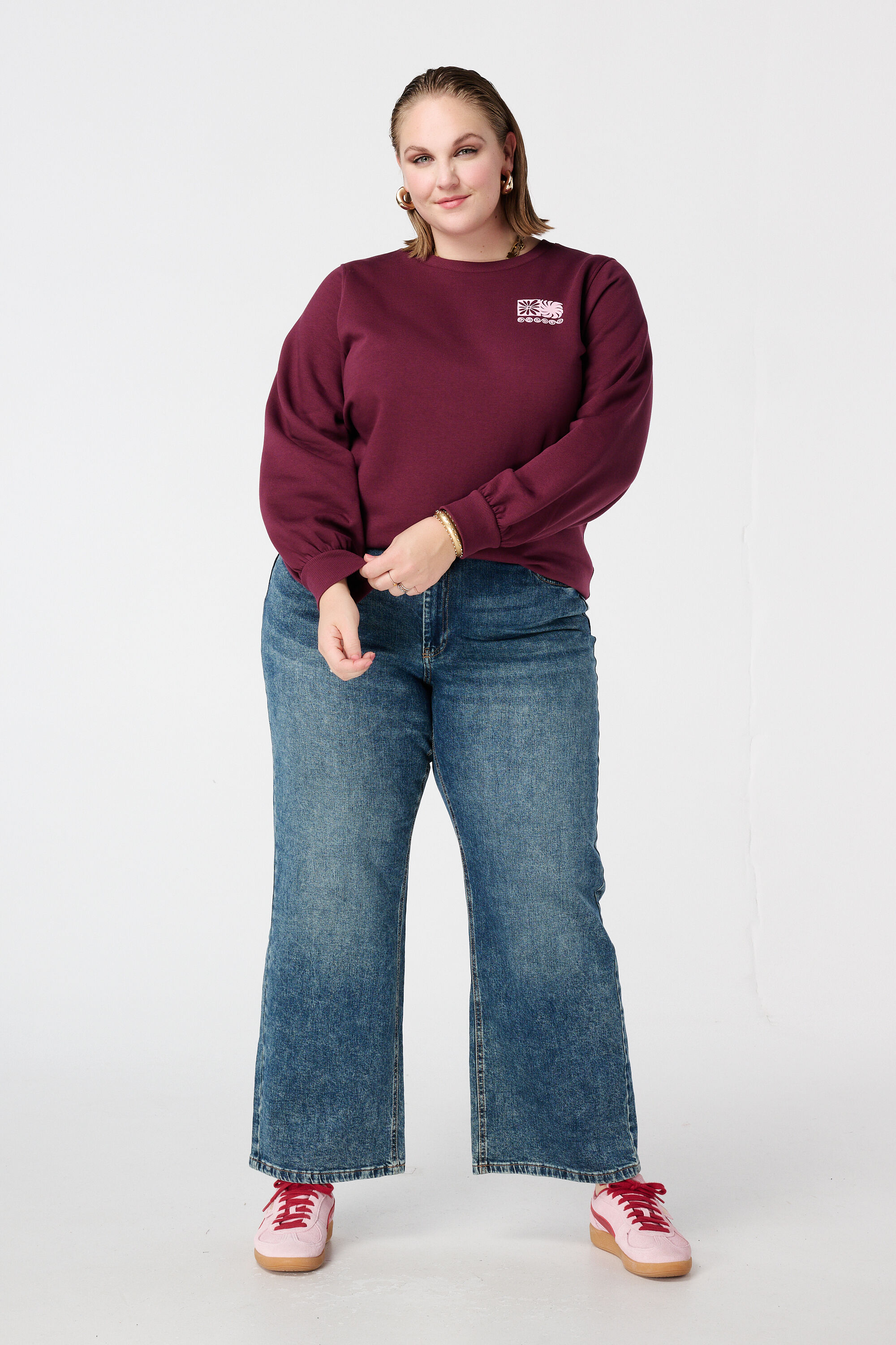 Sweater met backprint image number 5