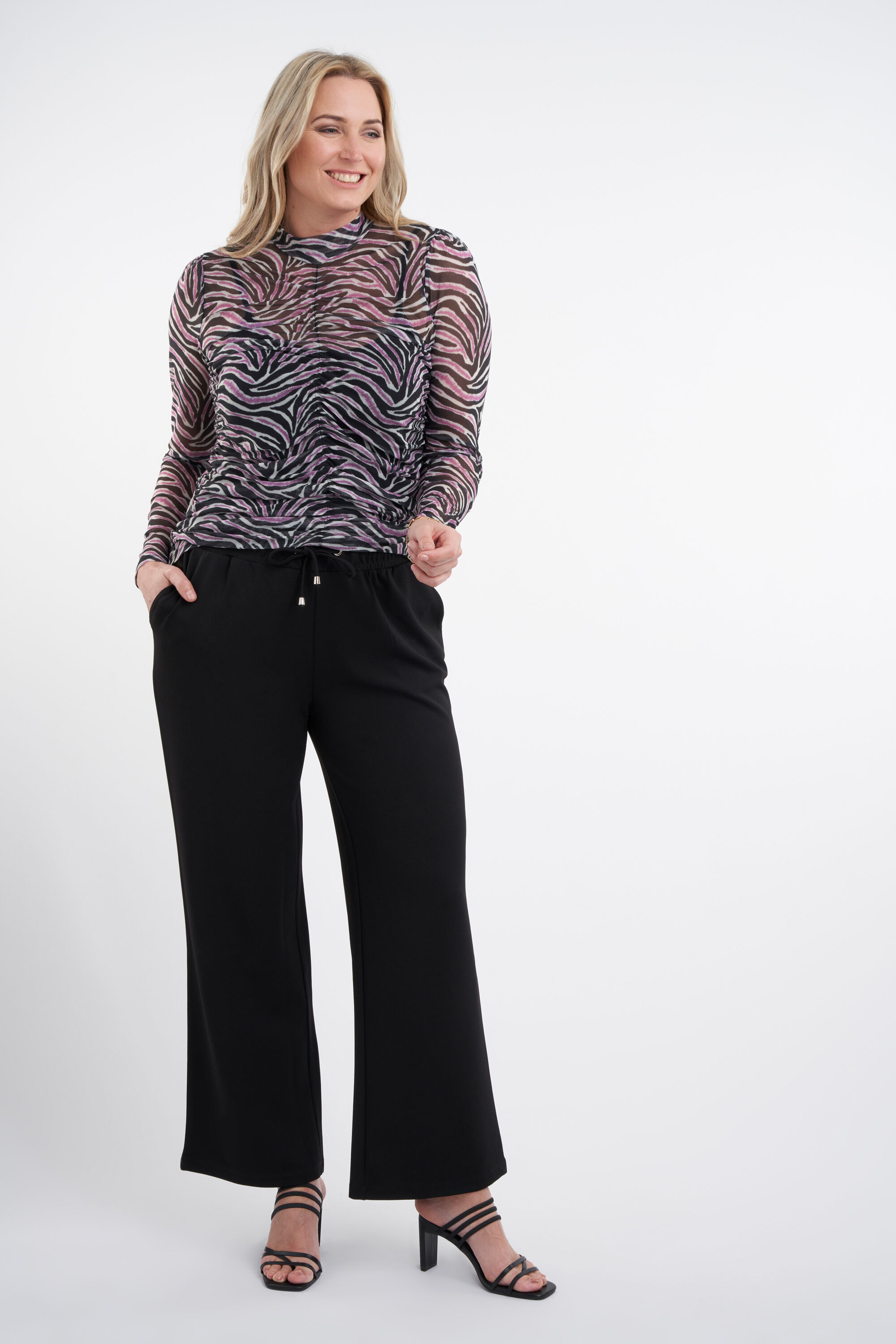 Mesh top met print image number 5