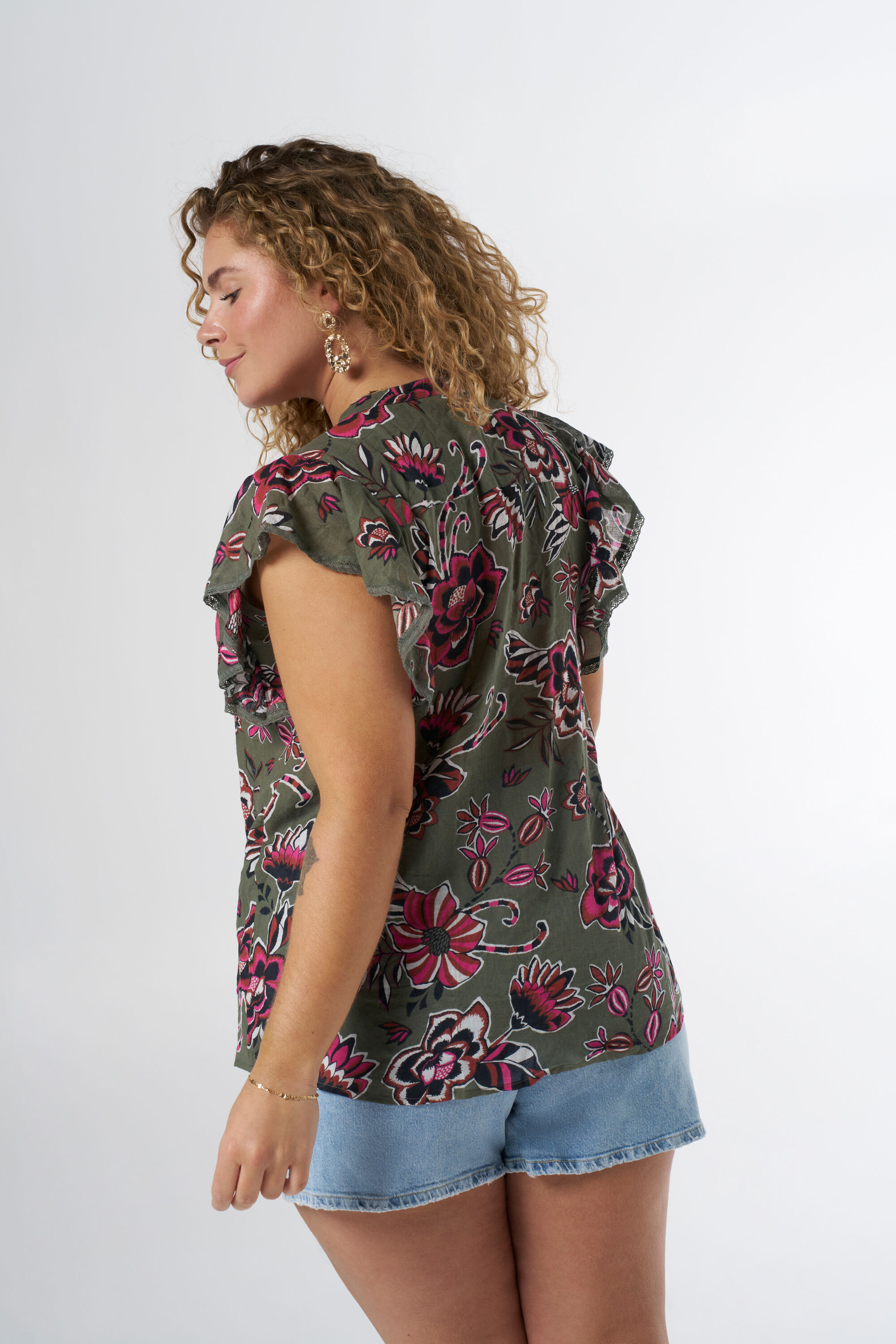 Blouse met bloemenprint image number 3