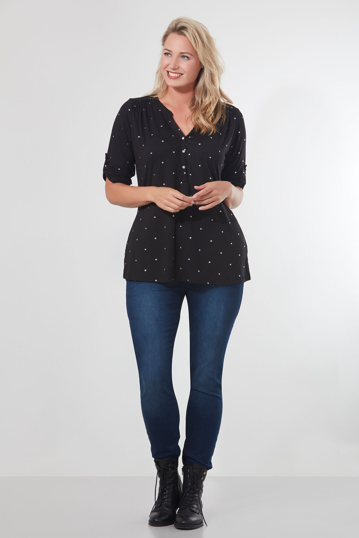 Top met glansprint image number 3