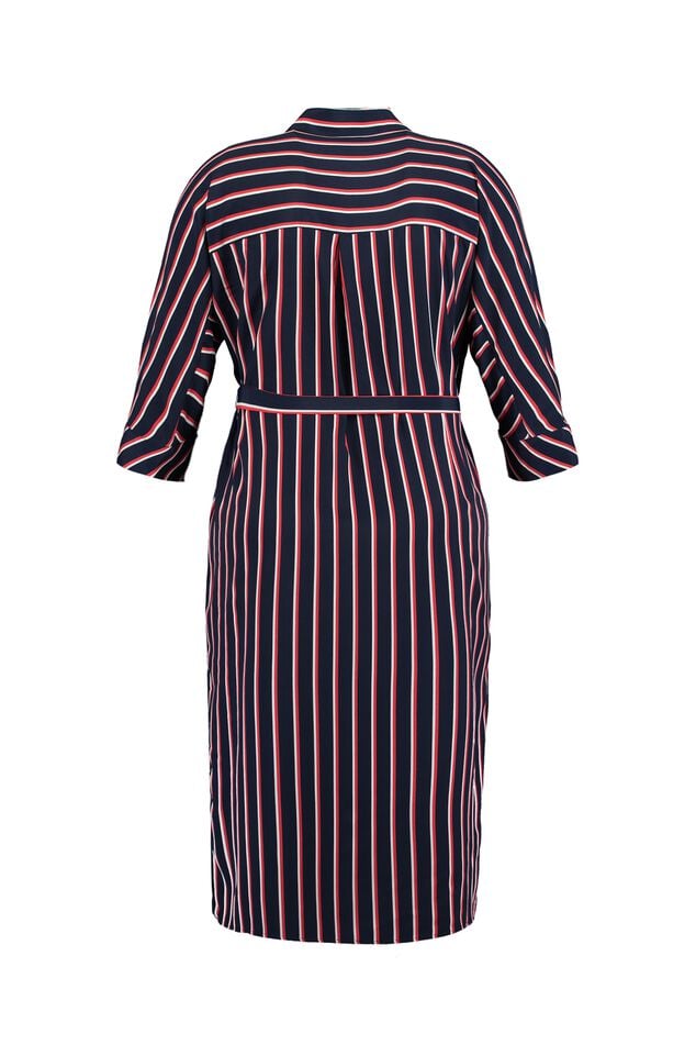 Gestreepte overhemdjurk image number 3