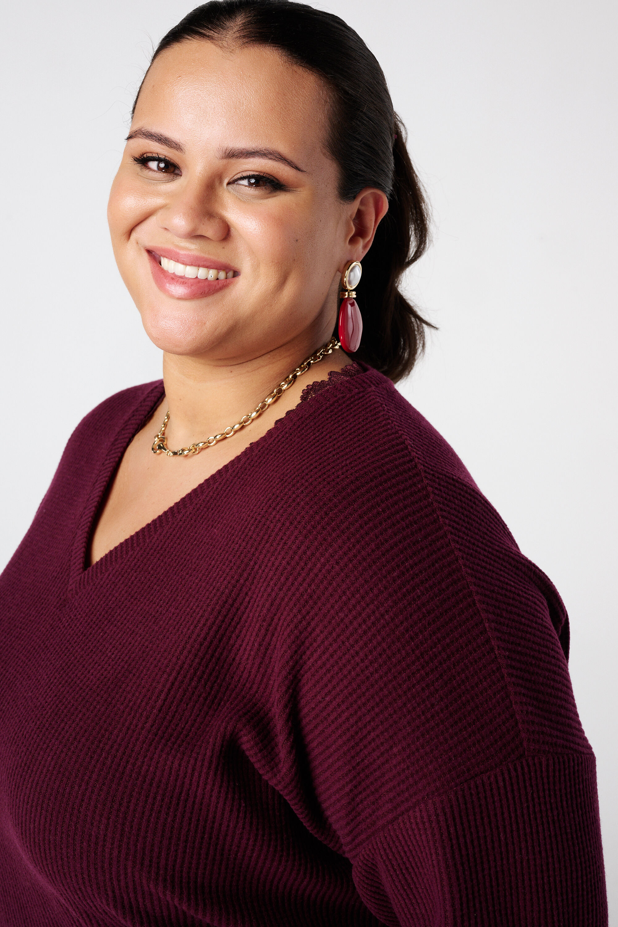 Fijn gebreide trui image number 4