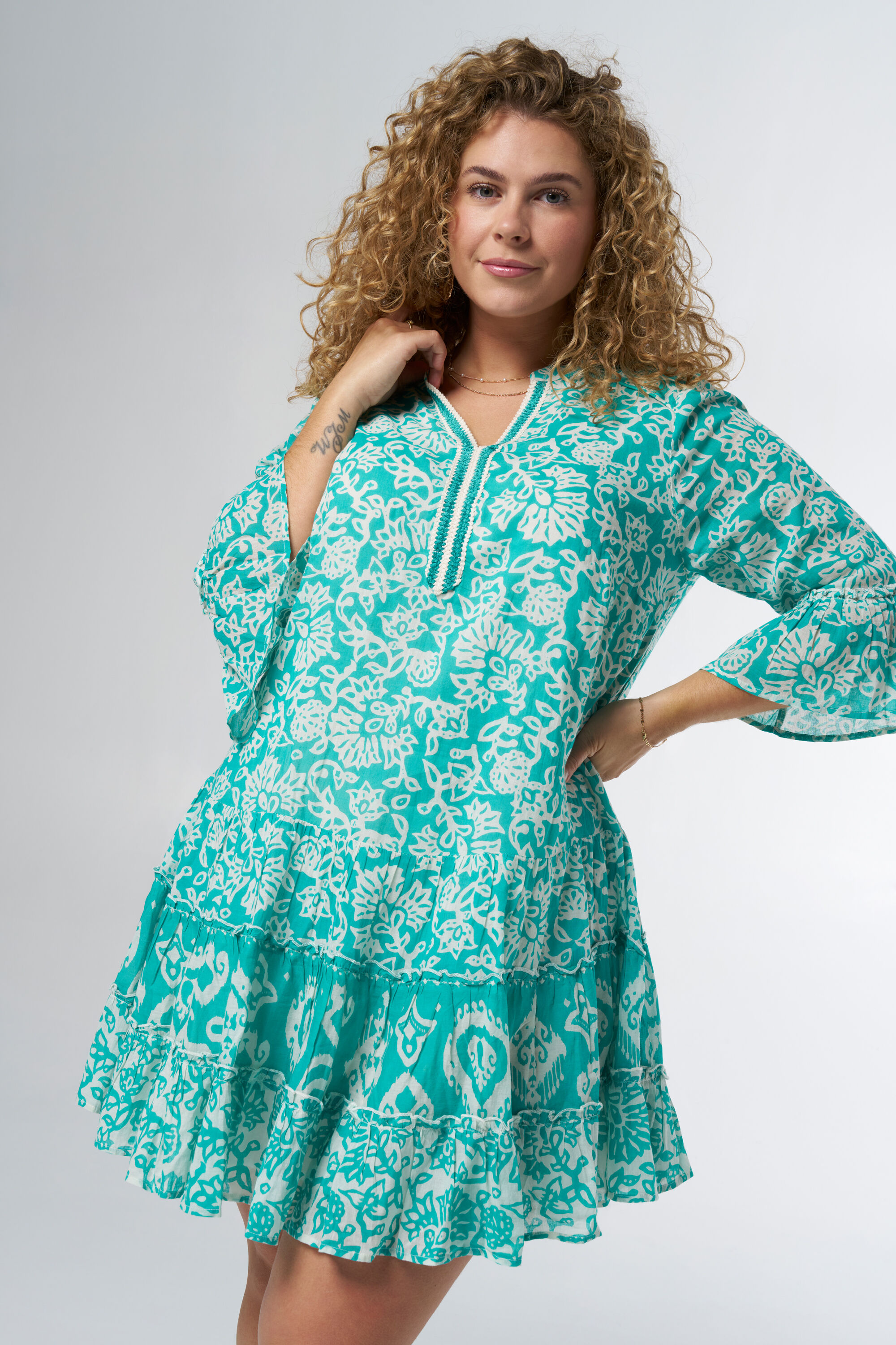 Jurk met print image number 5