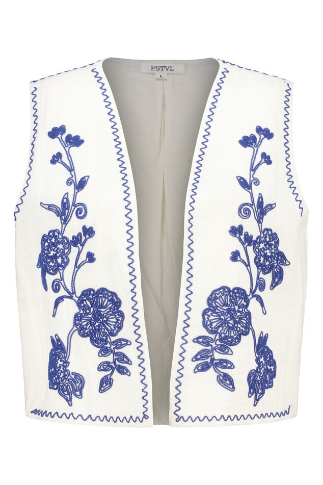 Gilet met borduursels image number 1
