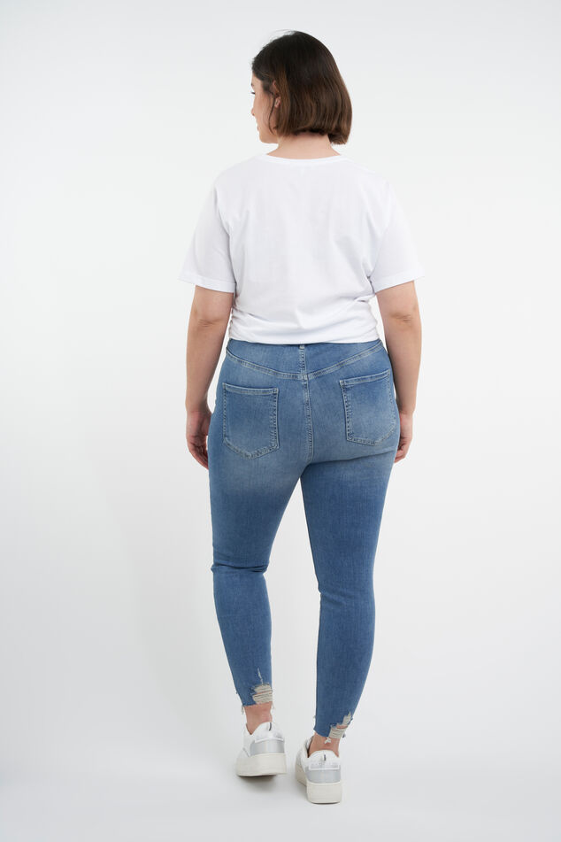 Jeans met destroyed detail image number 3