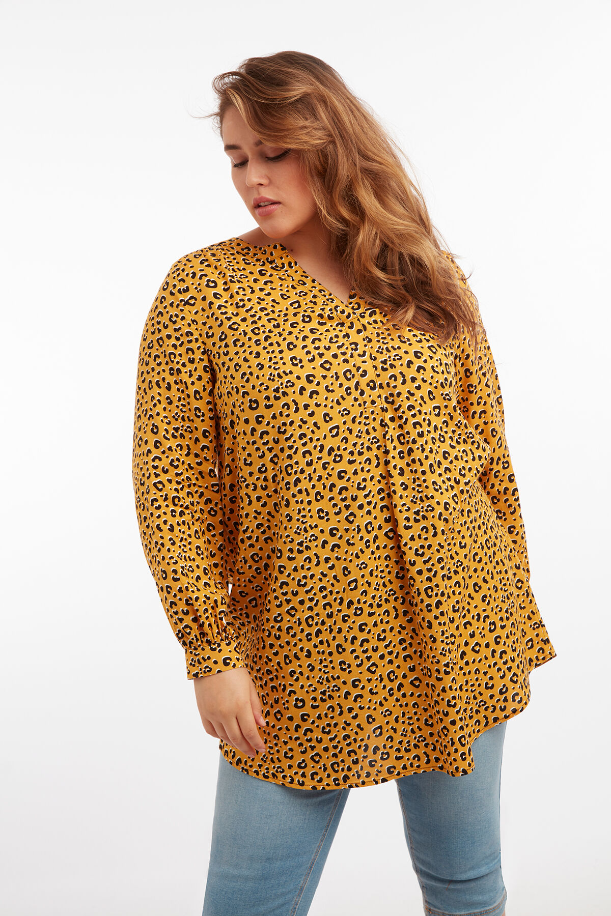Tuniekblouse met animalprint image number 4