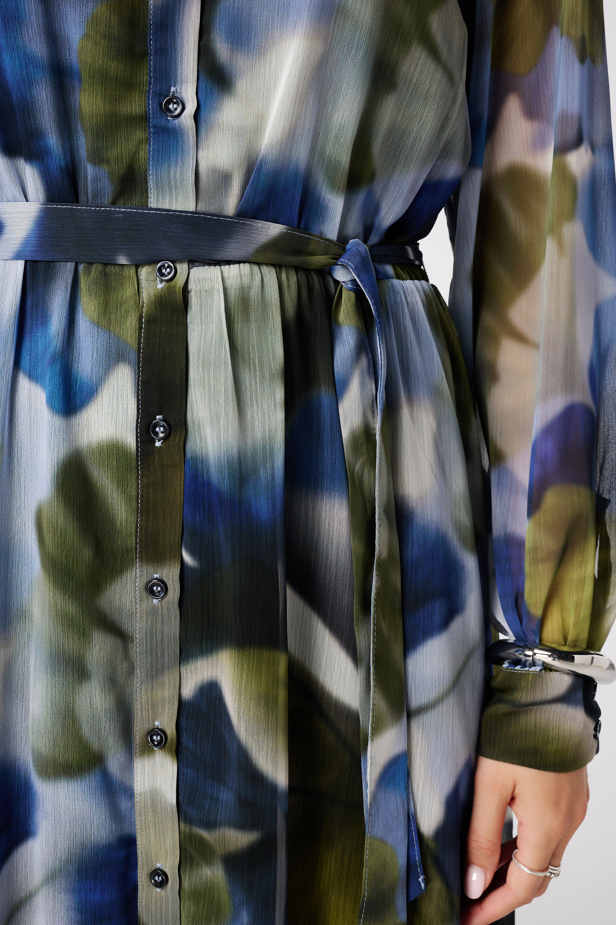 Lange jurk met print image number 6