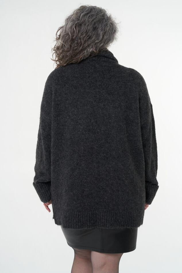 Ruimvallende trui met col,  image number 3
