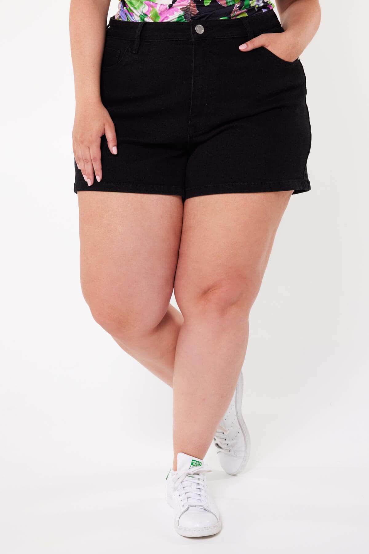 Denim shorts image number 6