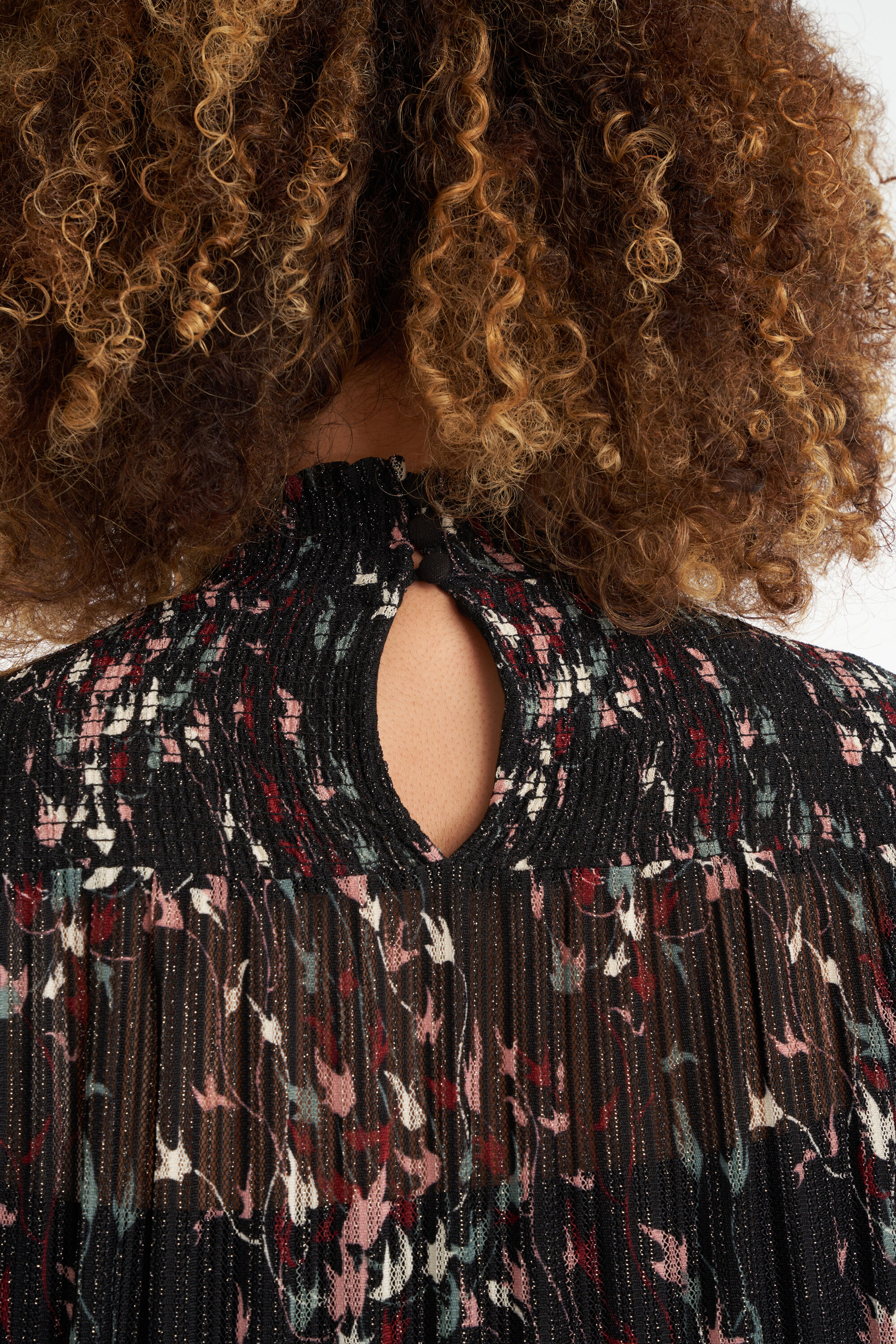 Semi-transparante top met print image number 5