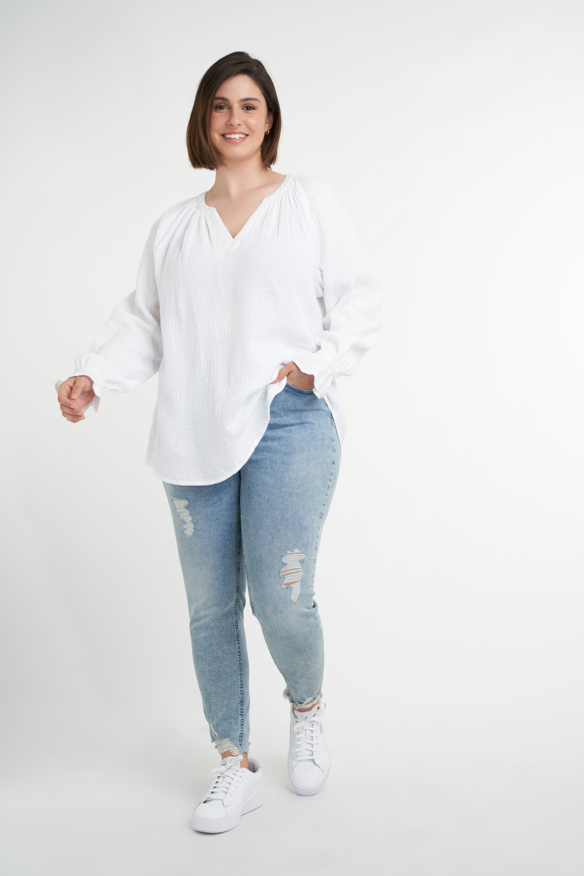 Mousseline blouse image number 6