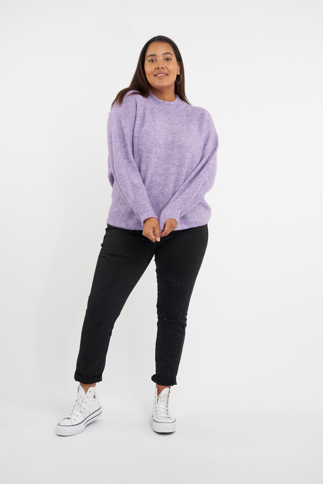 Grofgebreide trui image number 5