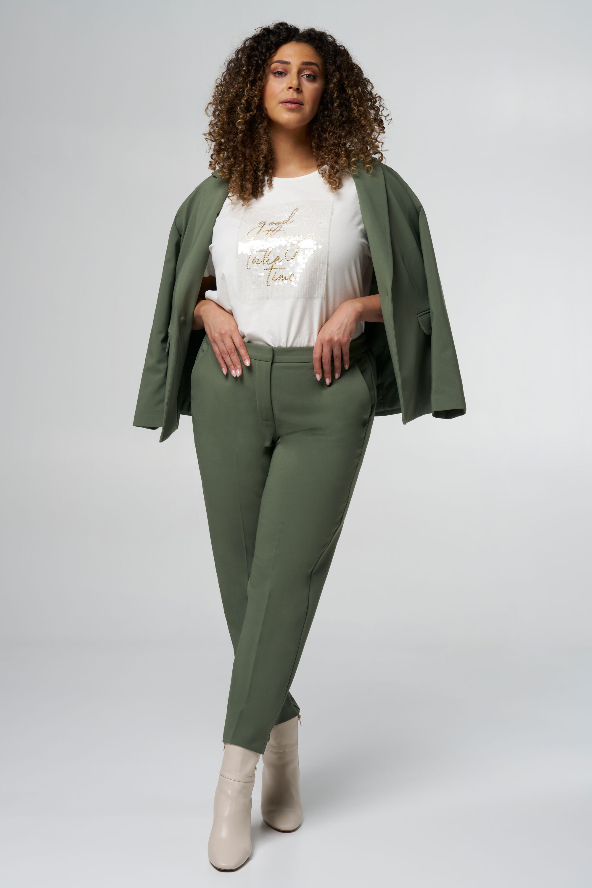 Blazer met stretch image number 6